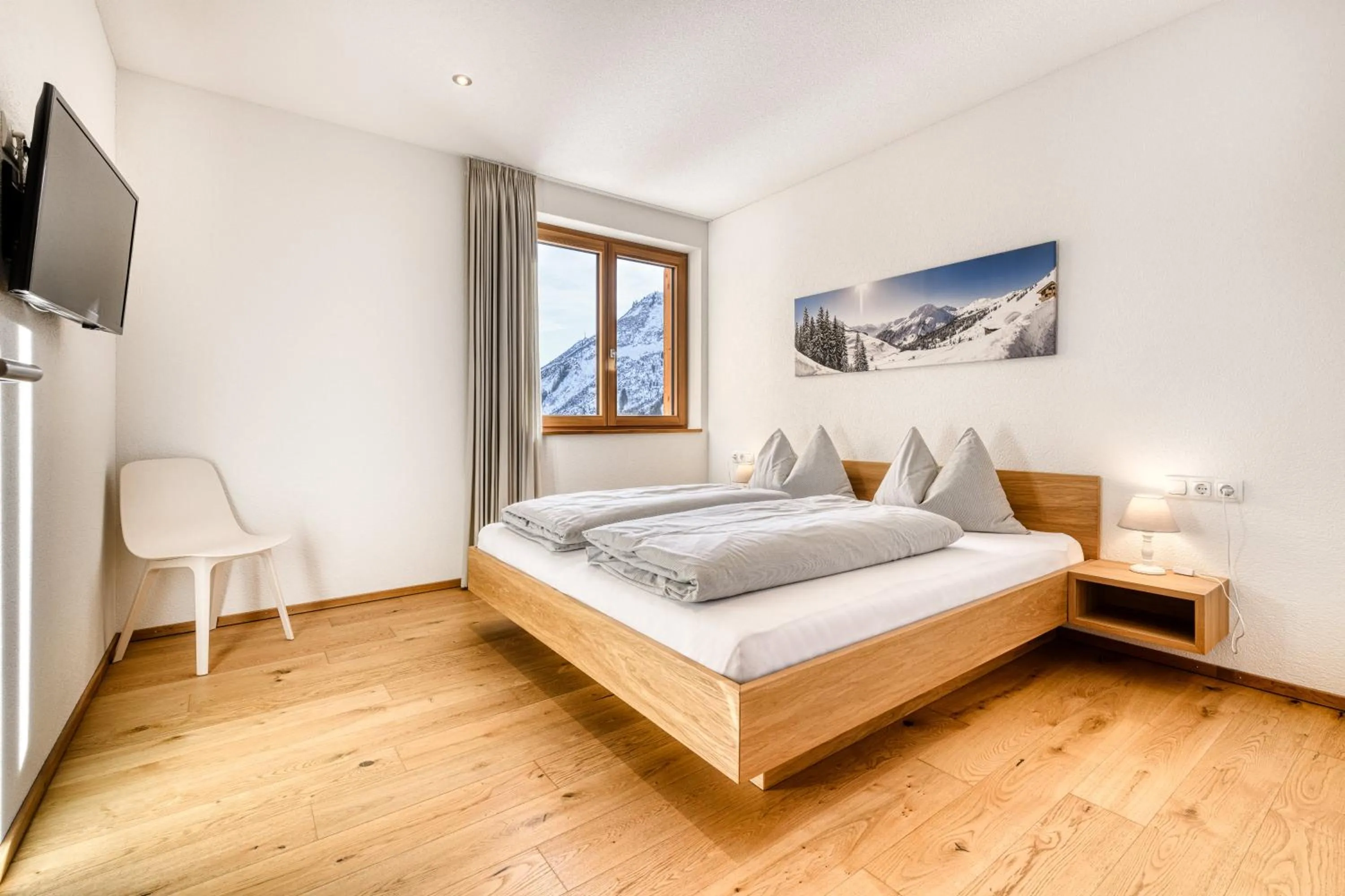 Bedroom, Bed in Damüls Appartements