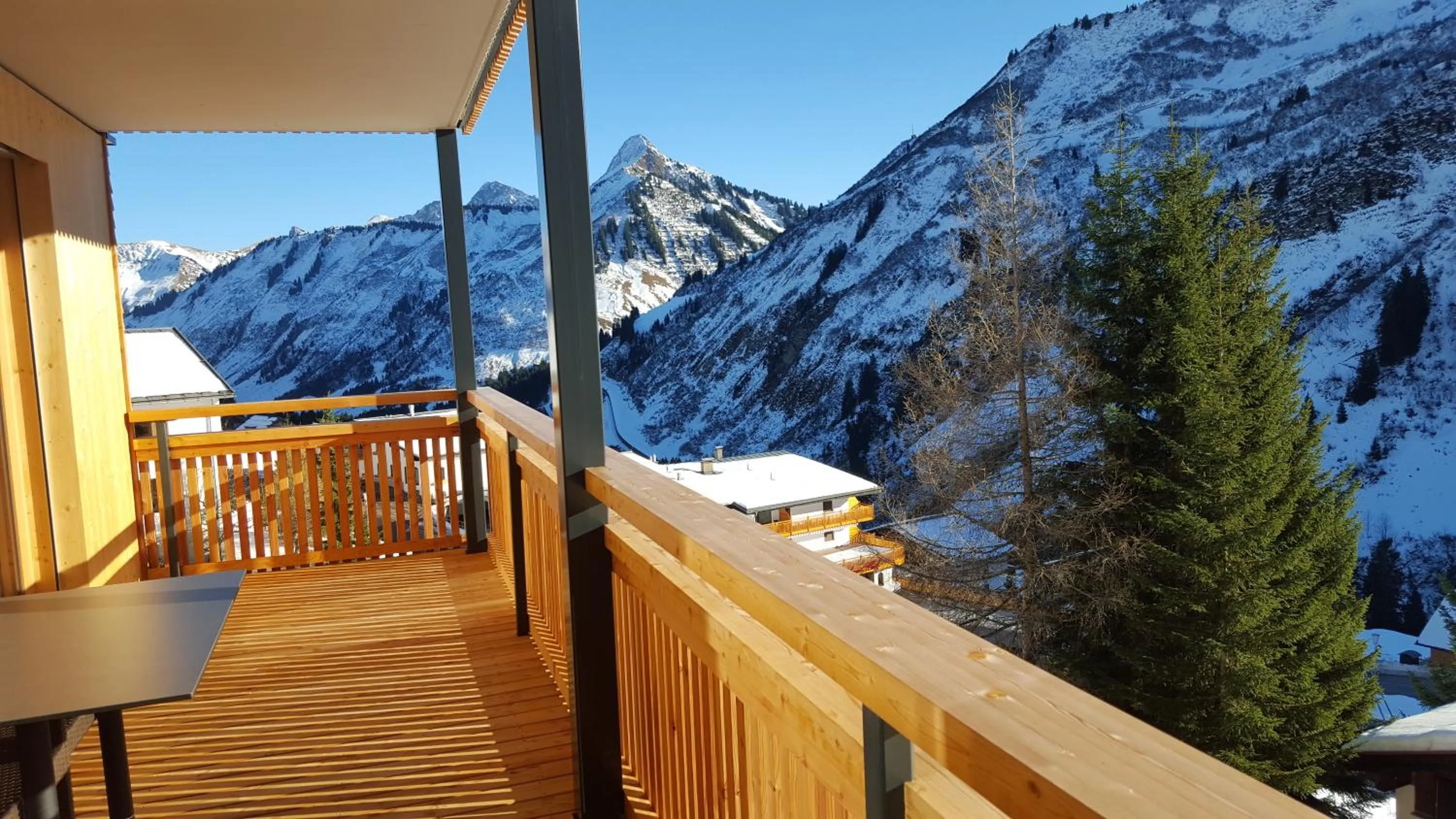Balcony/Terrace in Damüls Appartements
