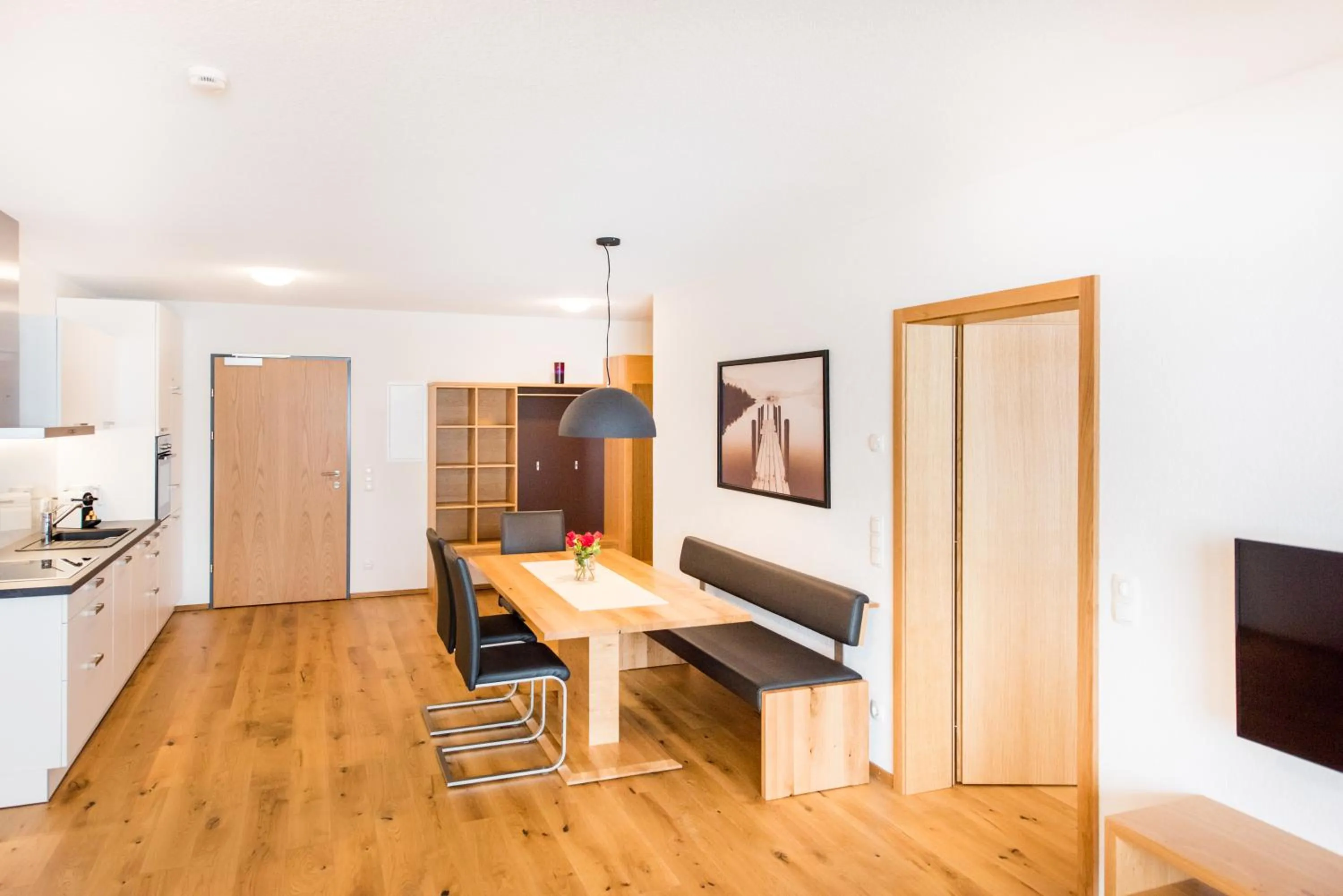 Kitchen or kitchenette in Damüls Appartements