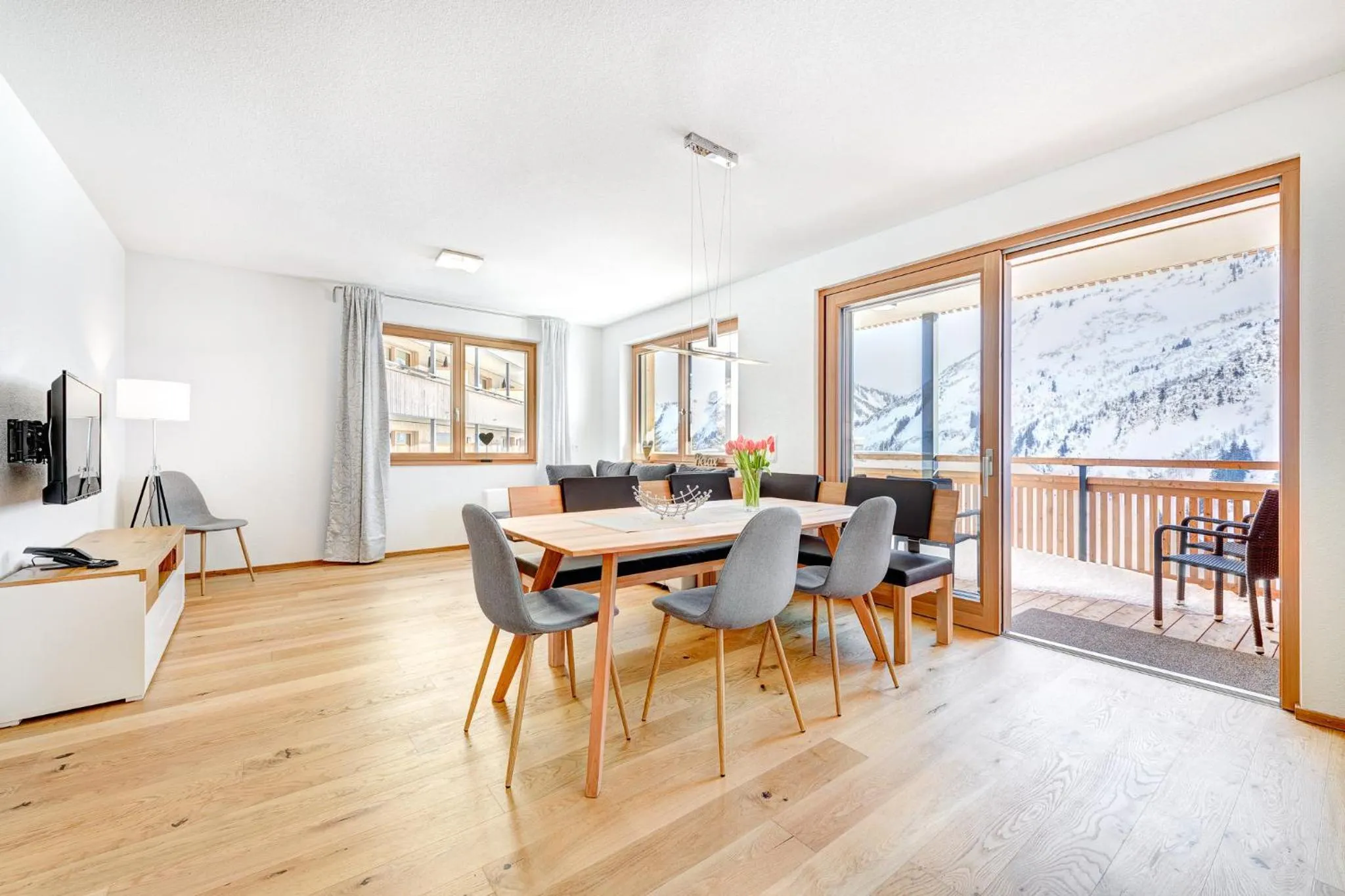 Dining area in Damüls Appartements