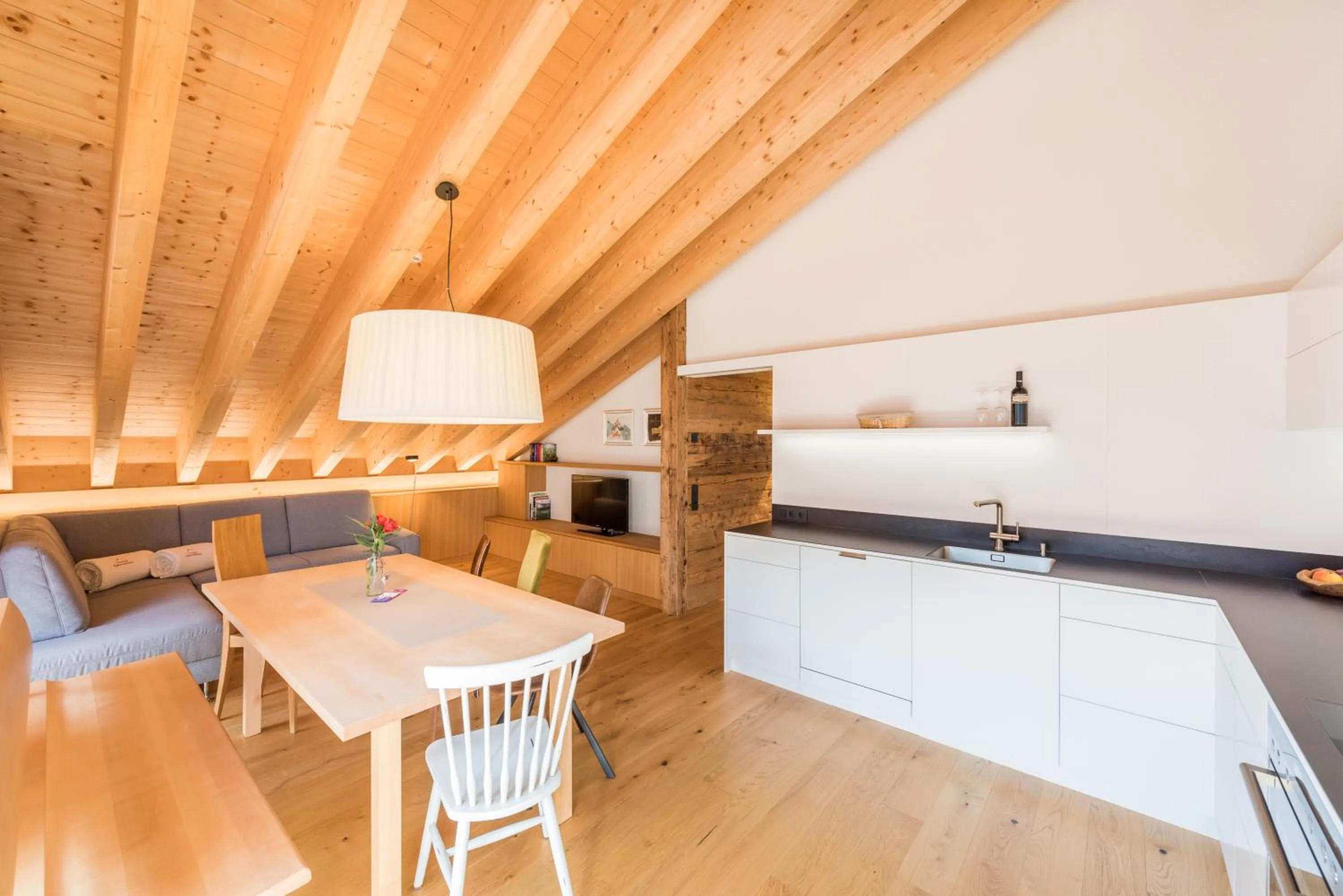 Kitchen or kitchenette in Damüls Appartements