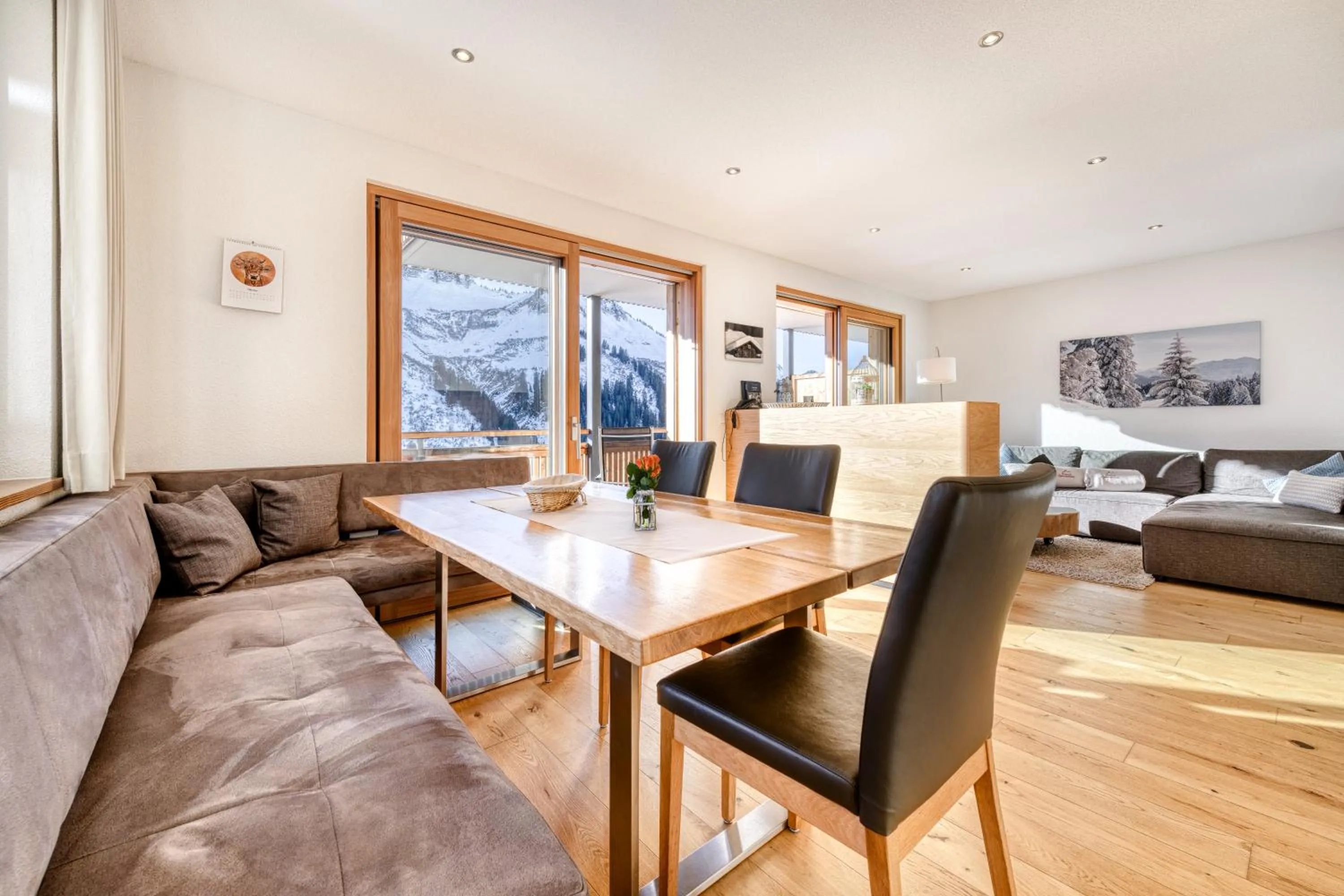 Dining area in Damüls Appartements