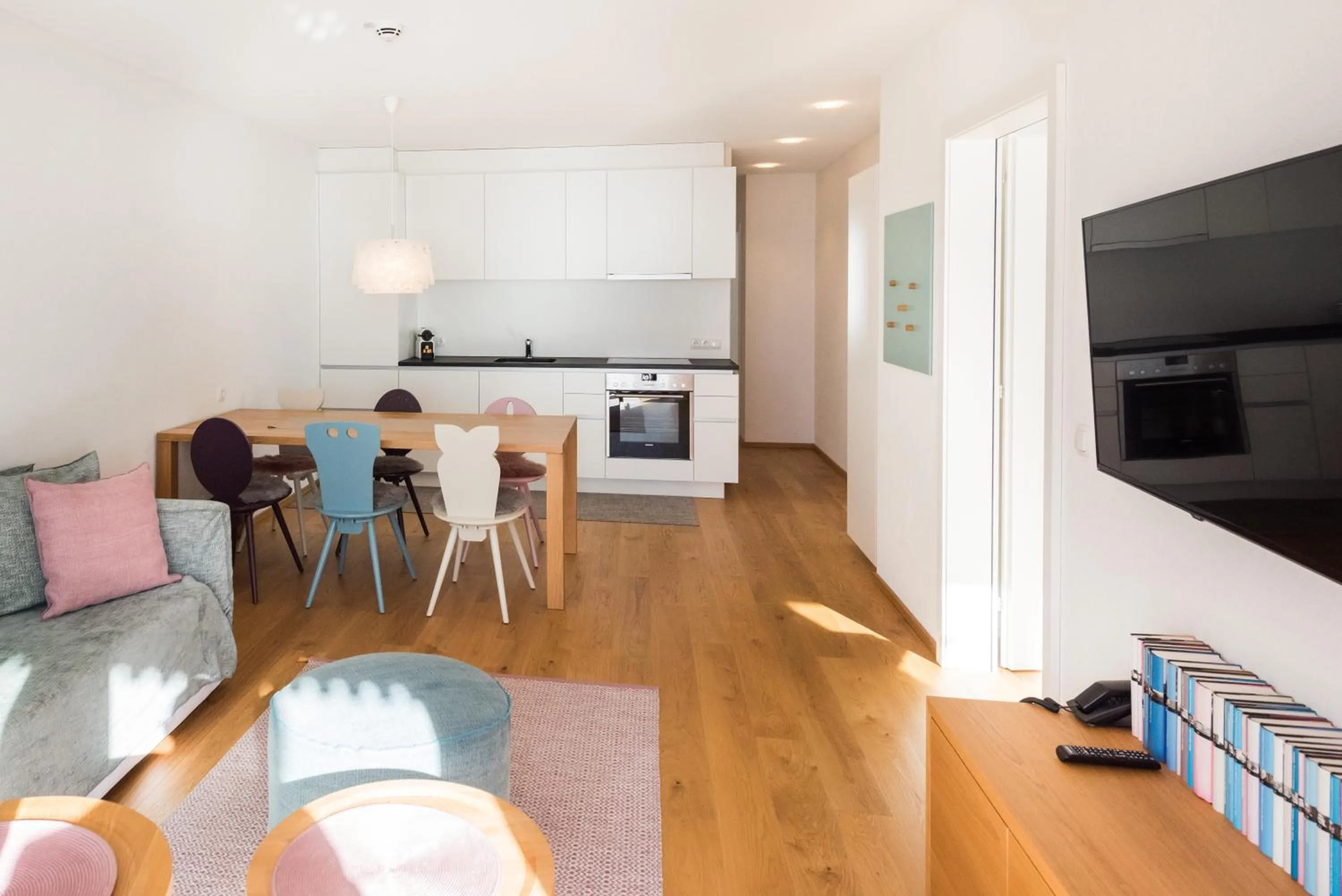 Kitchen or kitchenette in Damüls Appartements