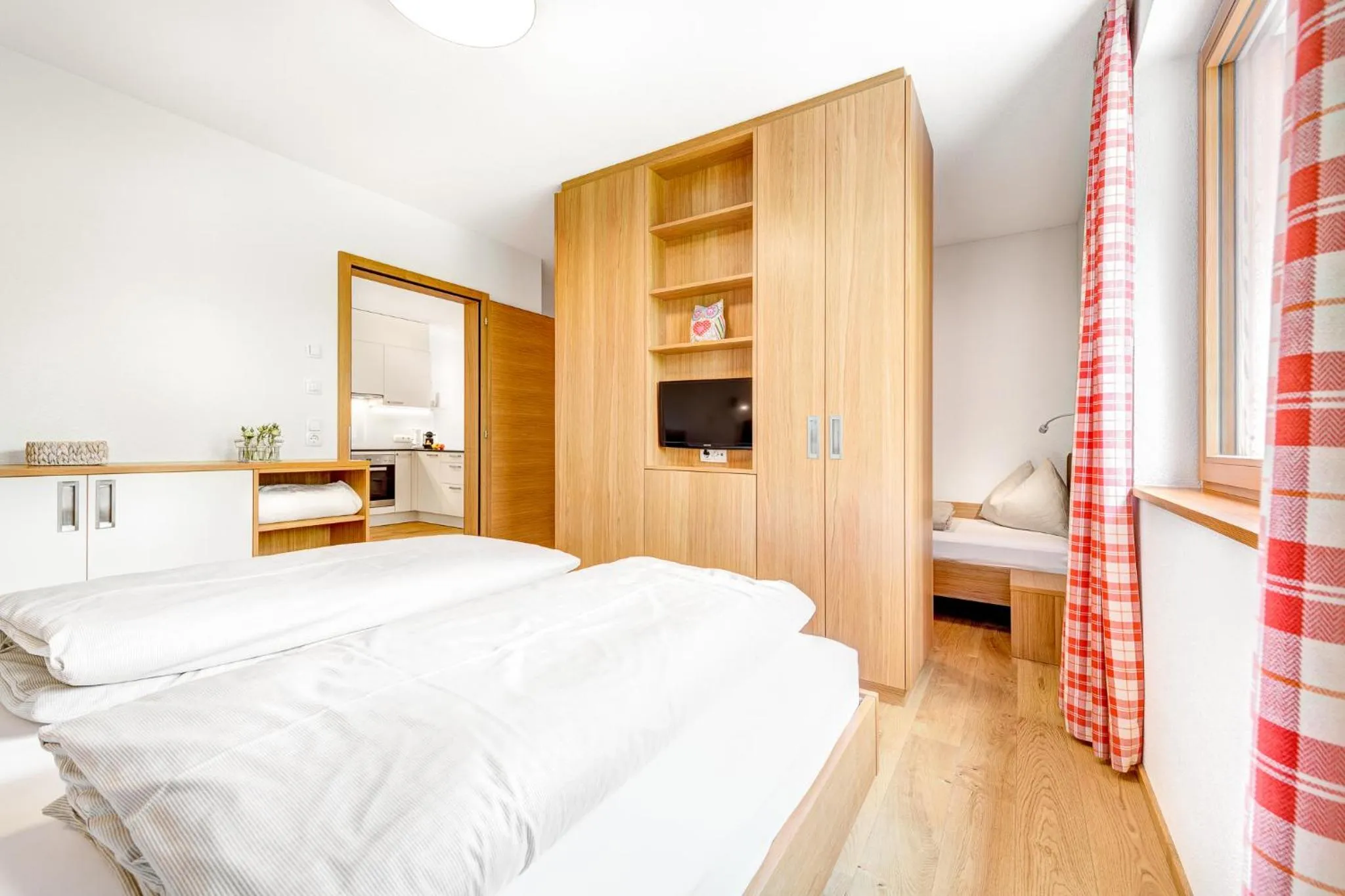 Bedroom, Bed in Damüls Appartements