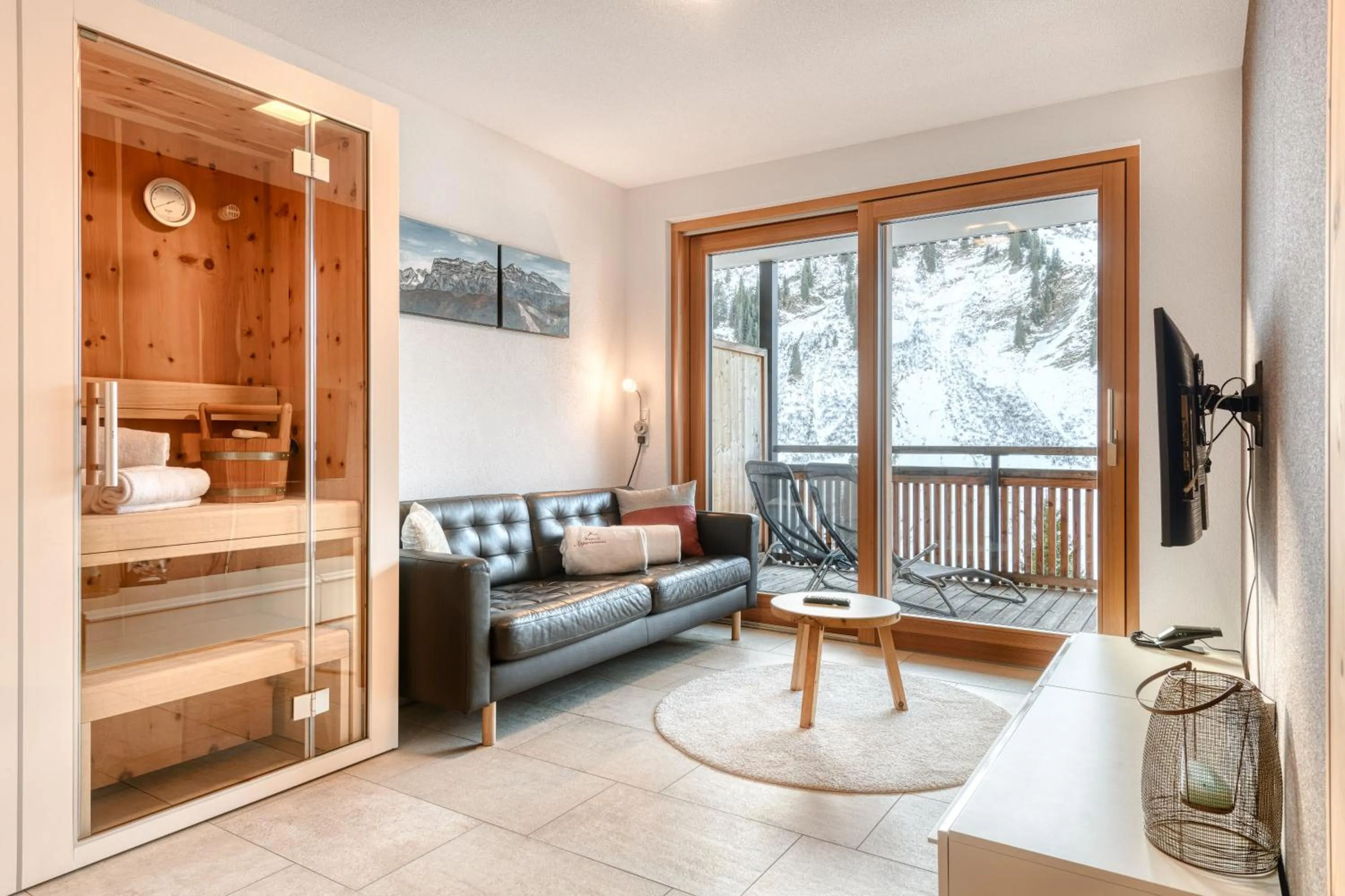 Living room in Damüls Appartements