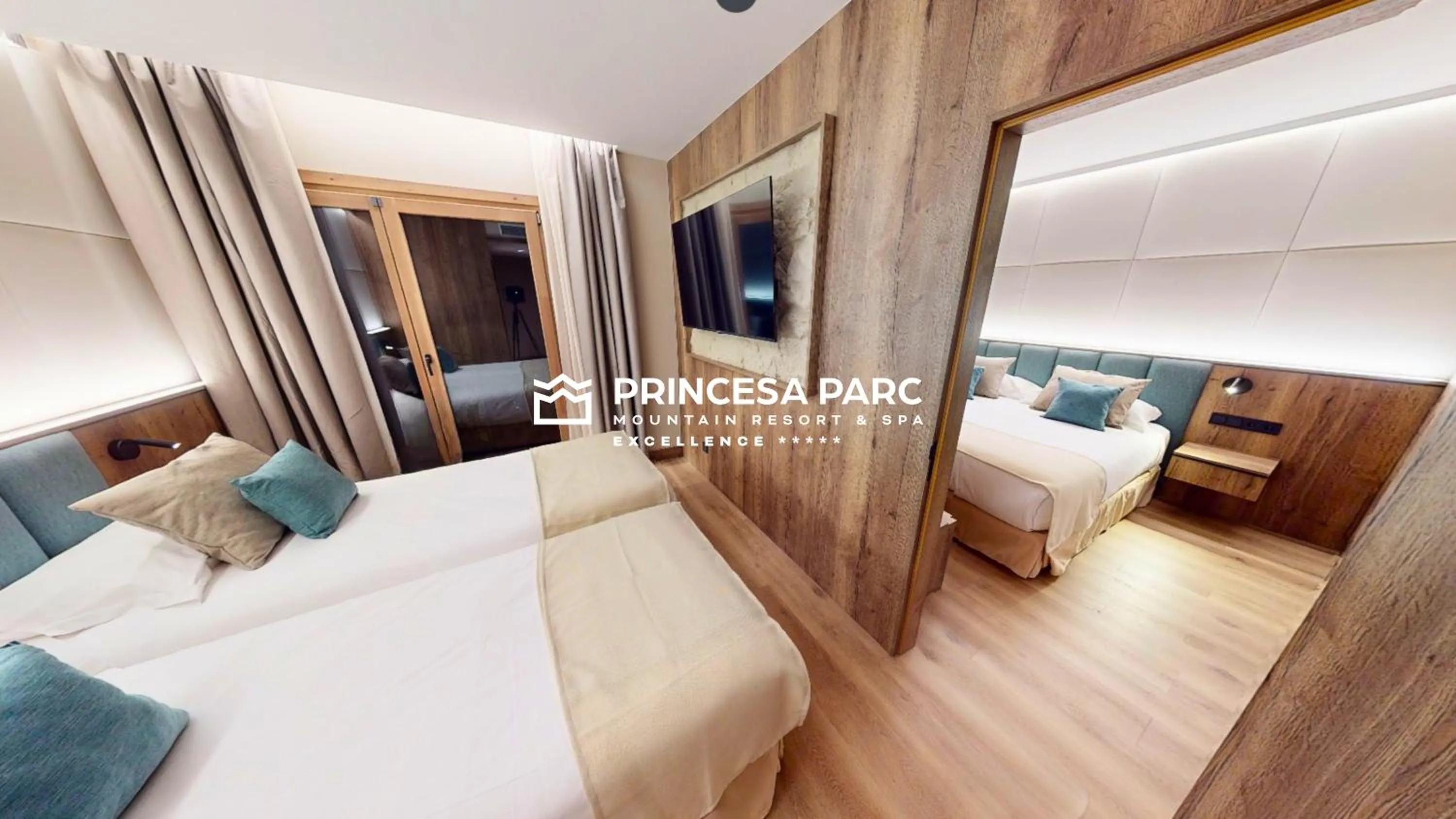 Bed in Hotel Princesa Parc Excellence