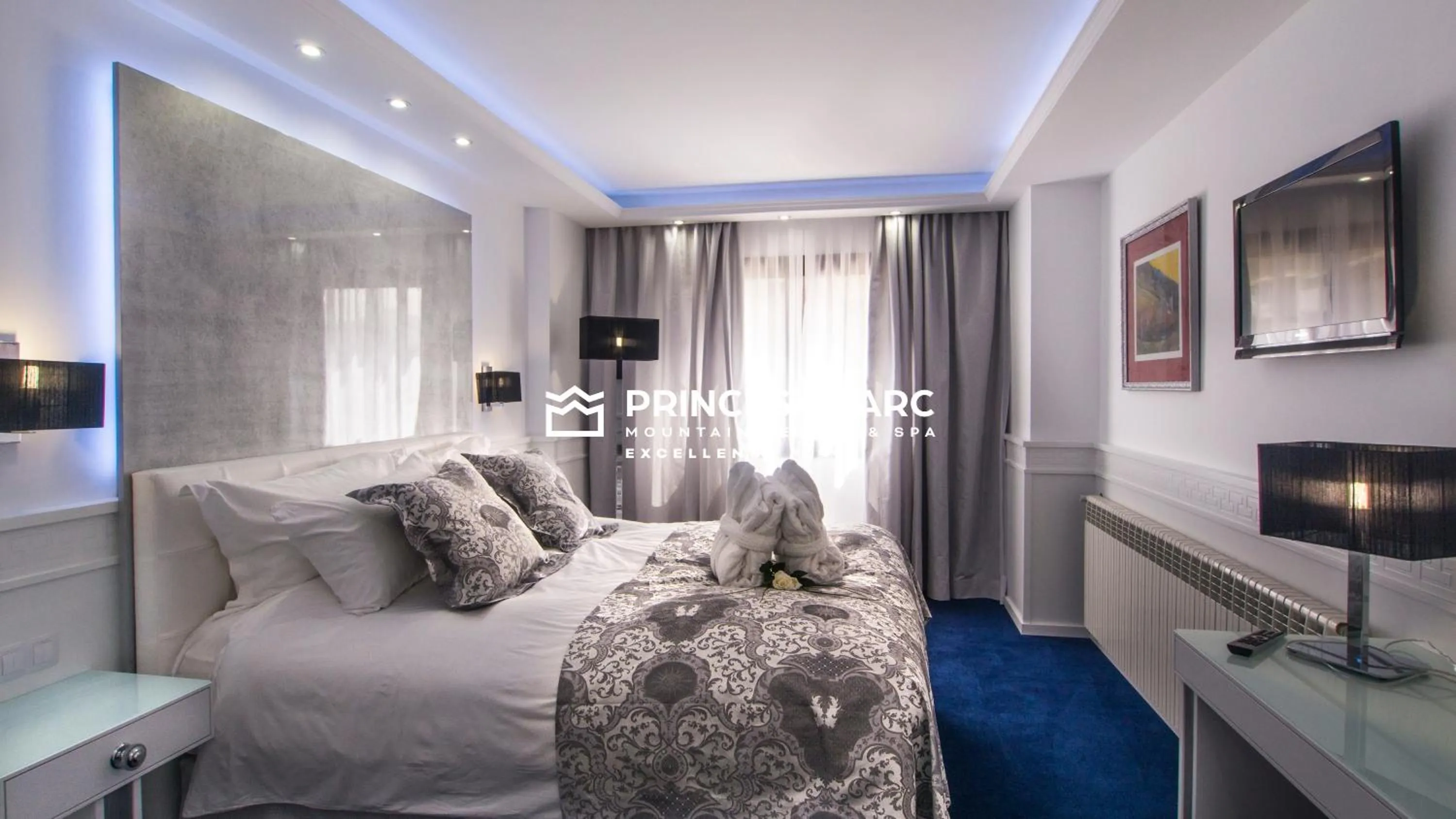 Bed in Hotel Princesa Parc Excellence