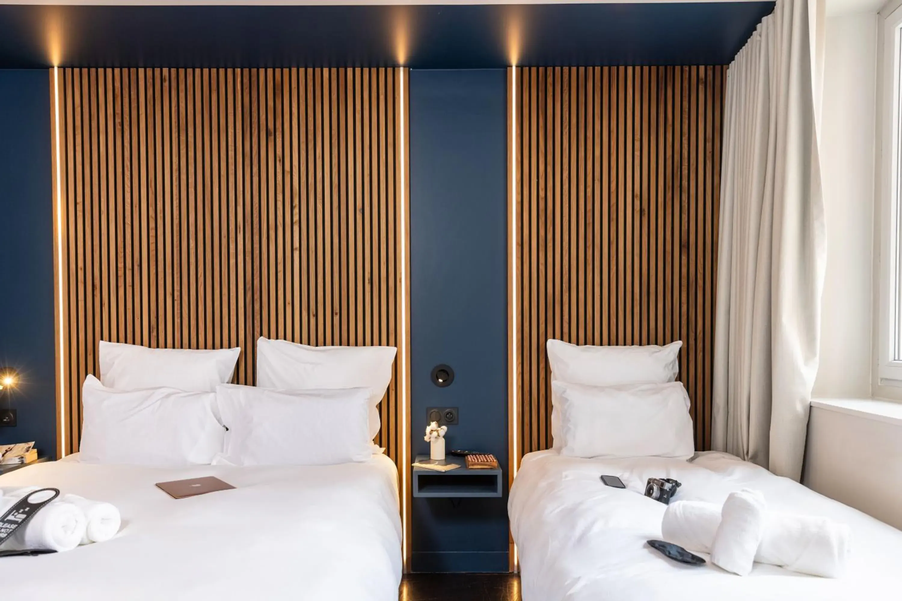 Bed in OVYO Hôtel Bed in OVYO Hôtel