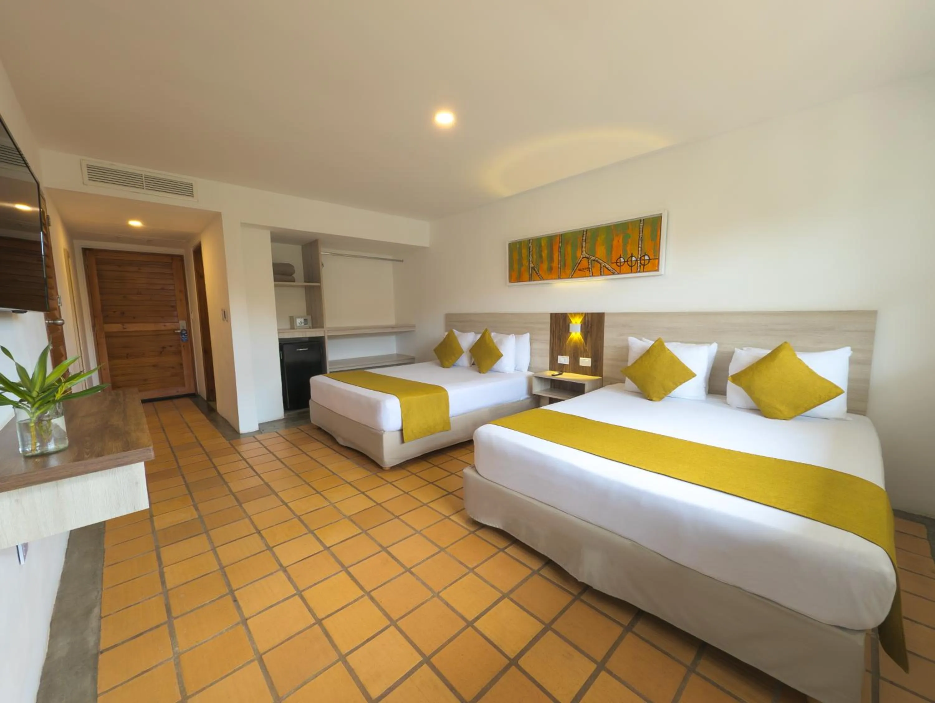 Decorative detail, Bed in Sunsol Ecoland