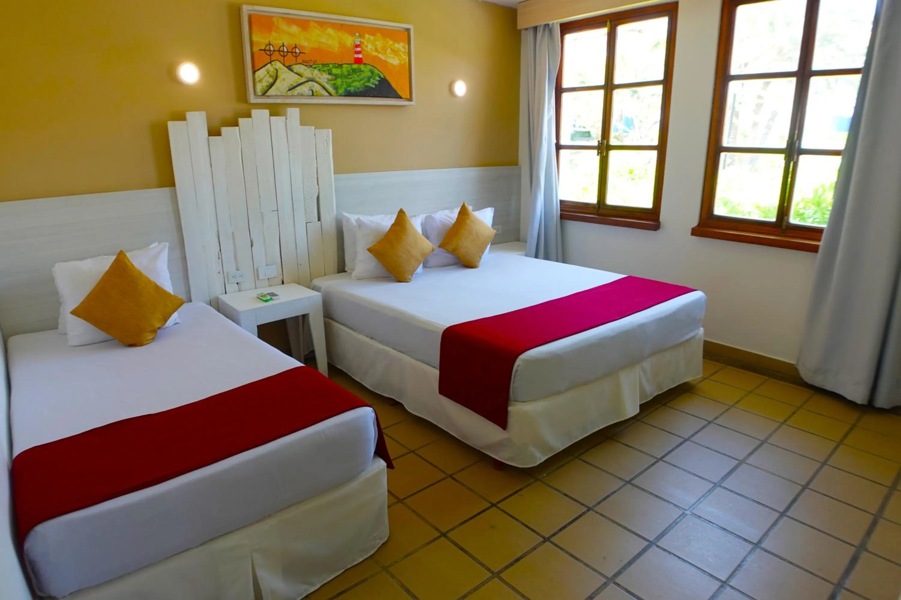 Decorative detail, Bed in Sunsol Ecoland