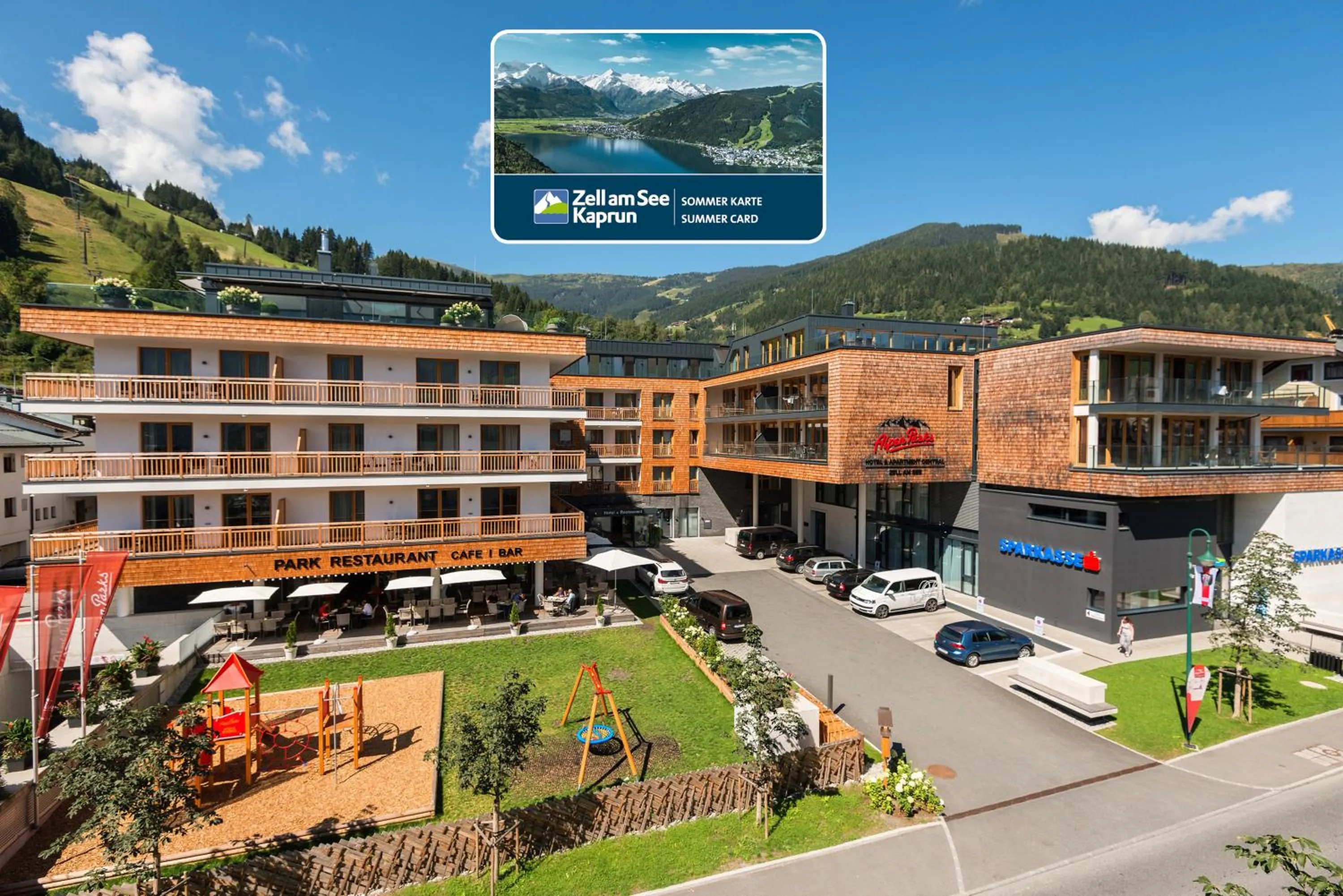 Property building in AlpenParks Hotel & Apartment Central Zell am See