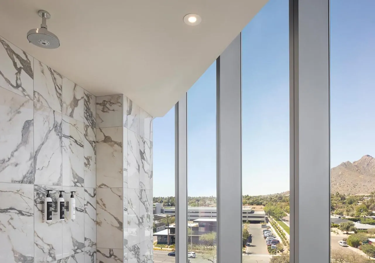 Bathroom in Caesars Republic Scottsdale, a Hilton Hotel