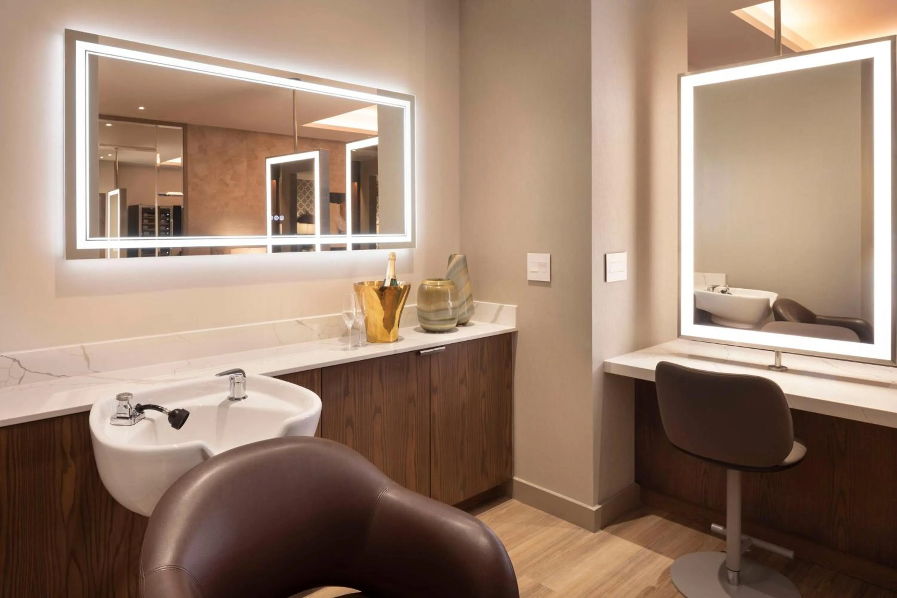 Bathroom in Caesars Republic Scottsdale, a Hilton Hotel