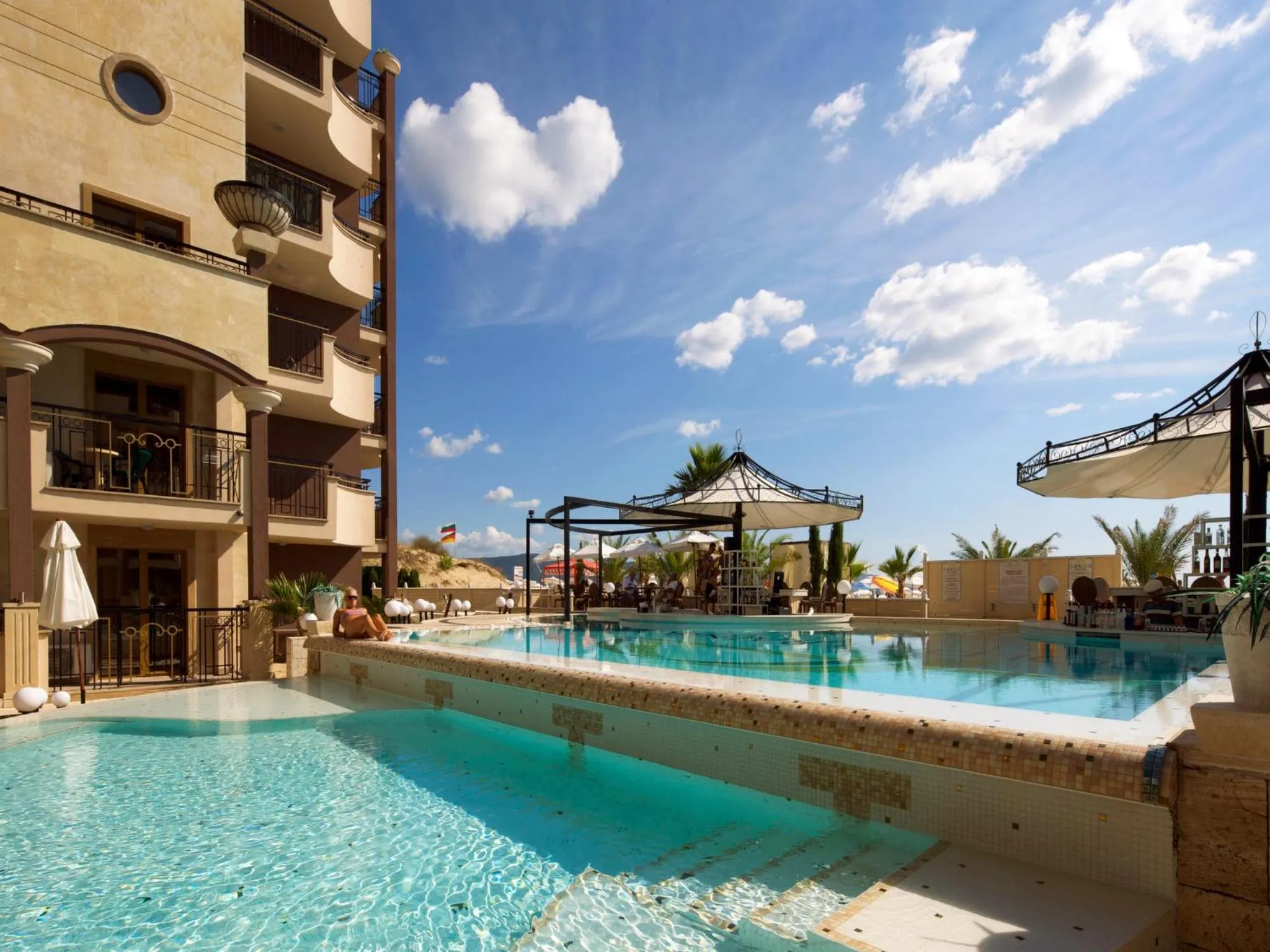 Facade/entrance in Hotel Golden Ina - Ultra All Inclusive - Beachfront