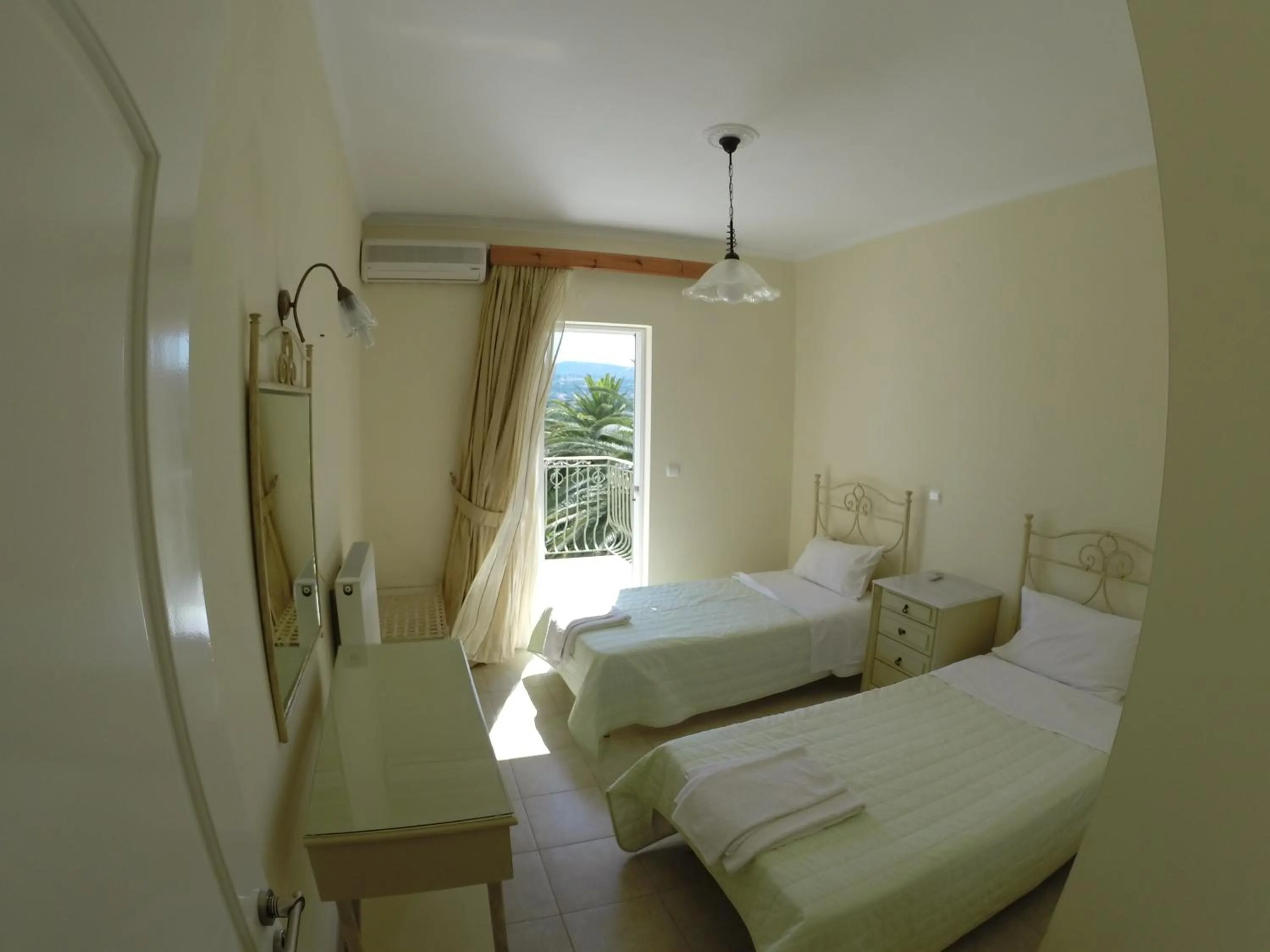 Bed in Irini's Villa