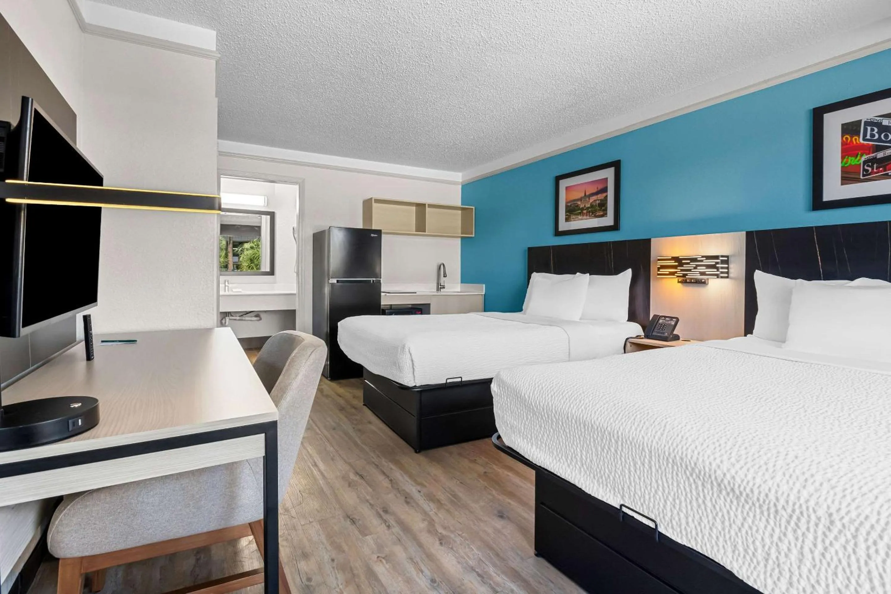 Bedroom, Bed in Suburban Studios Slidell I-10