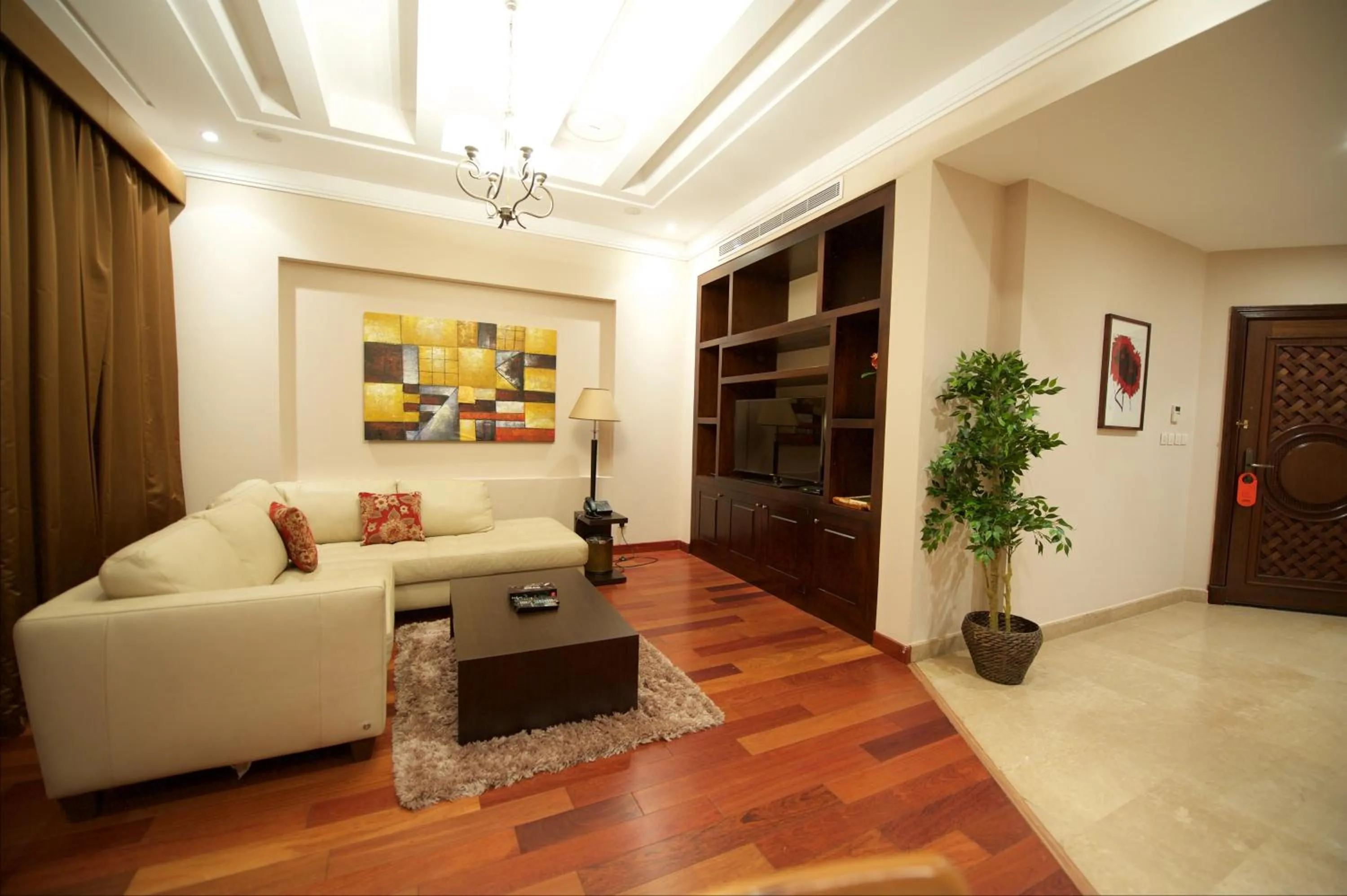 Living room in Rawasi Hotel Apartments