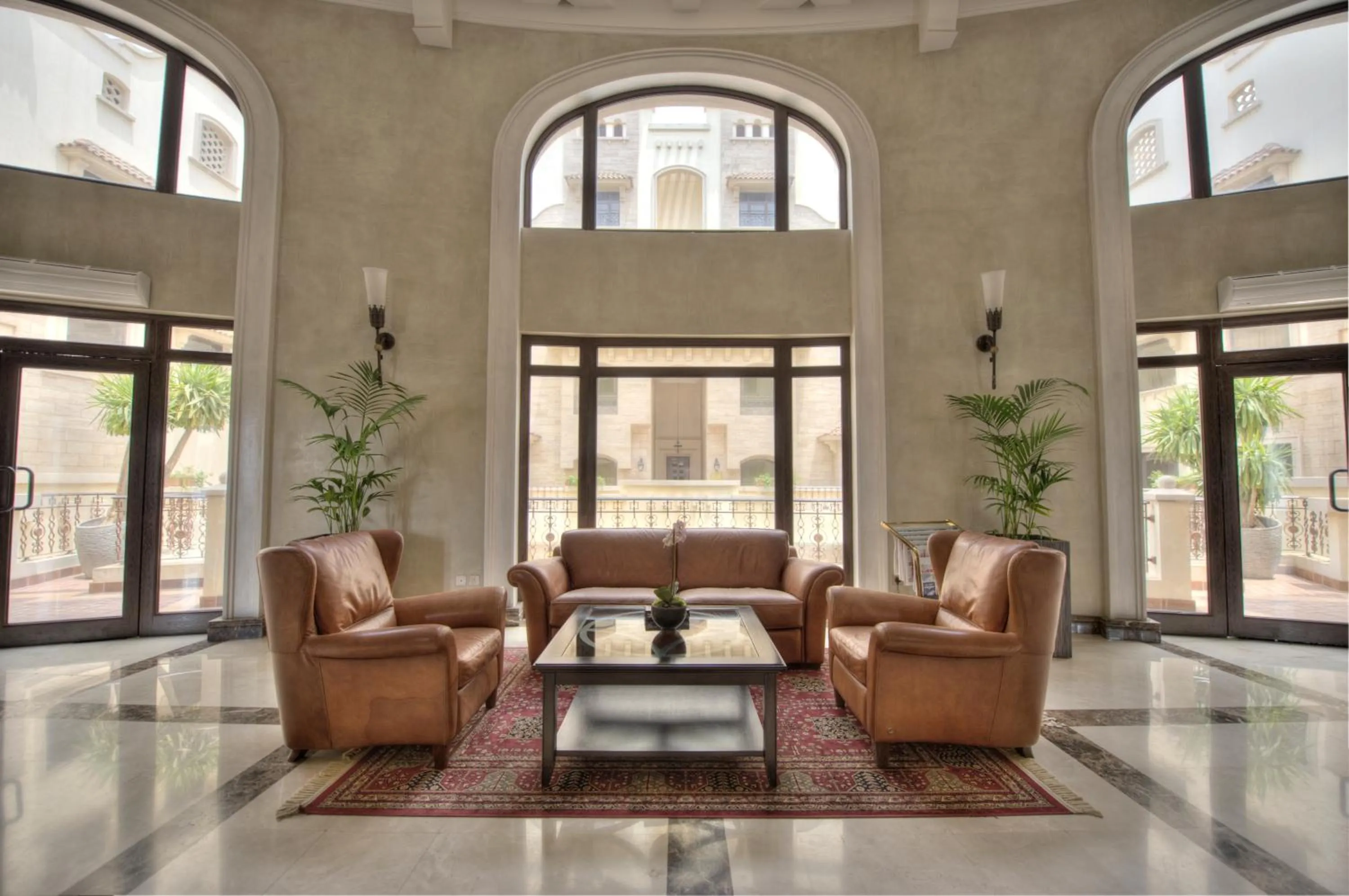 Lobby or reception in Rawasi Hotel Apartments