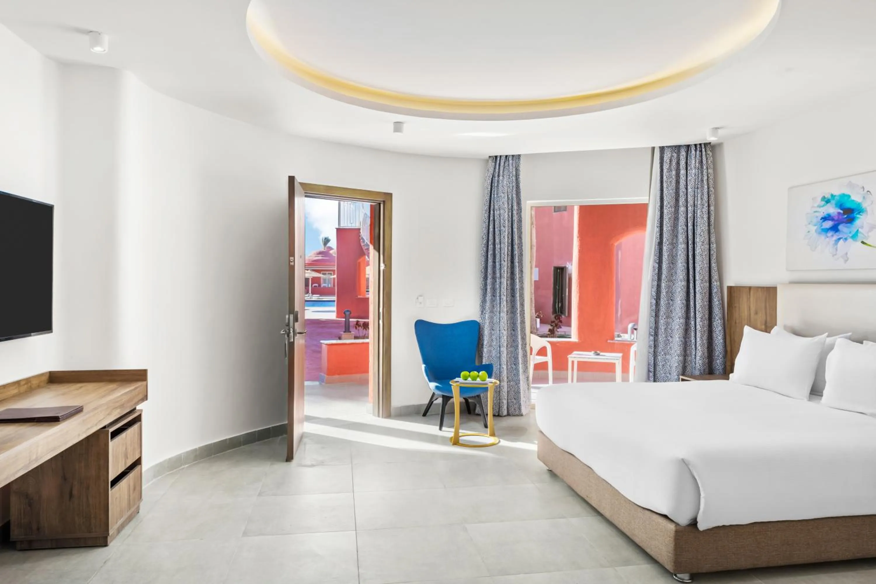 Photo of the whole room, Bed in Pickalbatros Laguna Club Resort Sharm El Sheikh