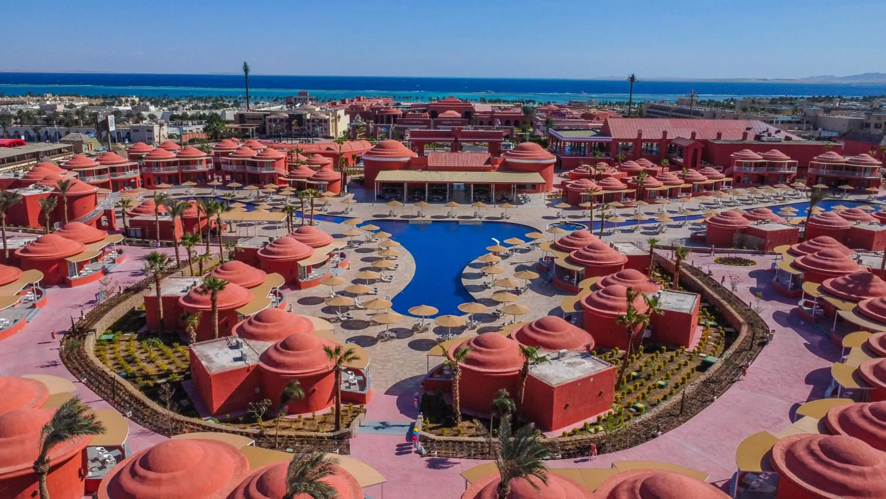 Bird's eye view in Pickalbatros Laguna Club Resort Sharm El Sheikh Bird's eye view in Pickalbatros Laguna Club Resort Sharm El Sheikh
