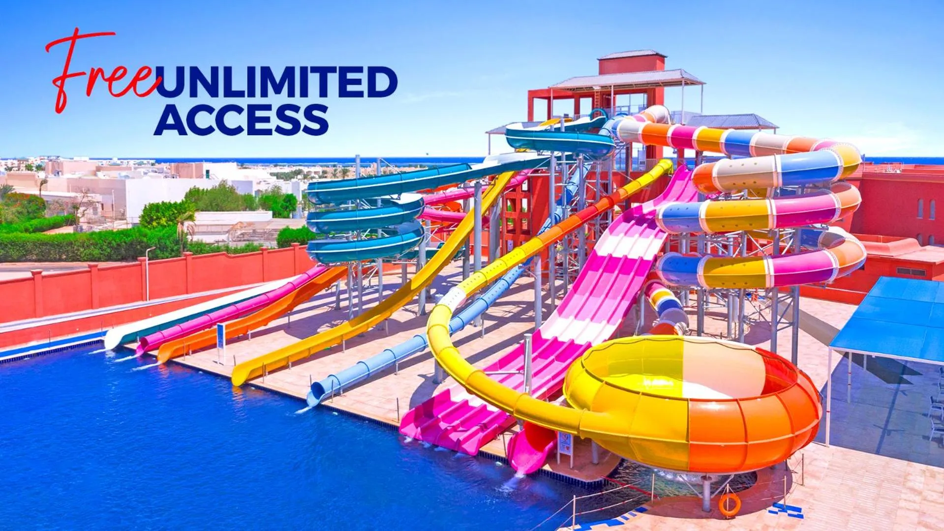 Aqua park in Pickalbatros Laguna Club Resort Sharm El Sheikh