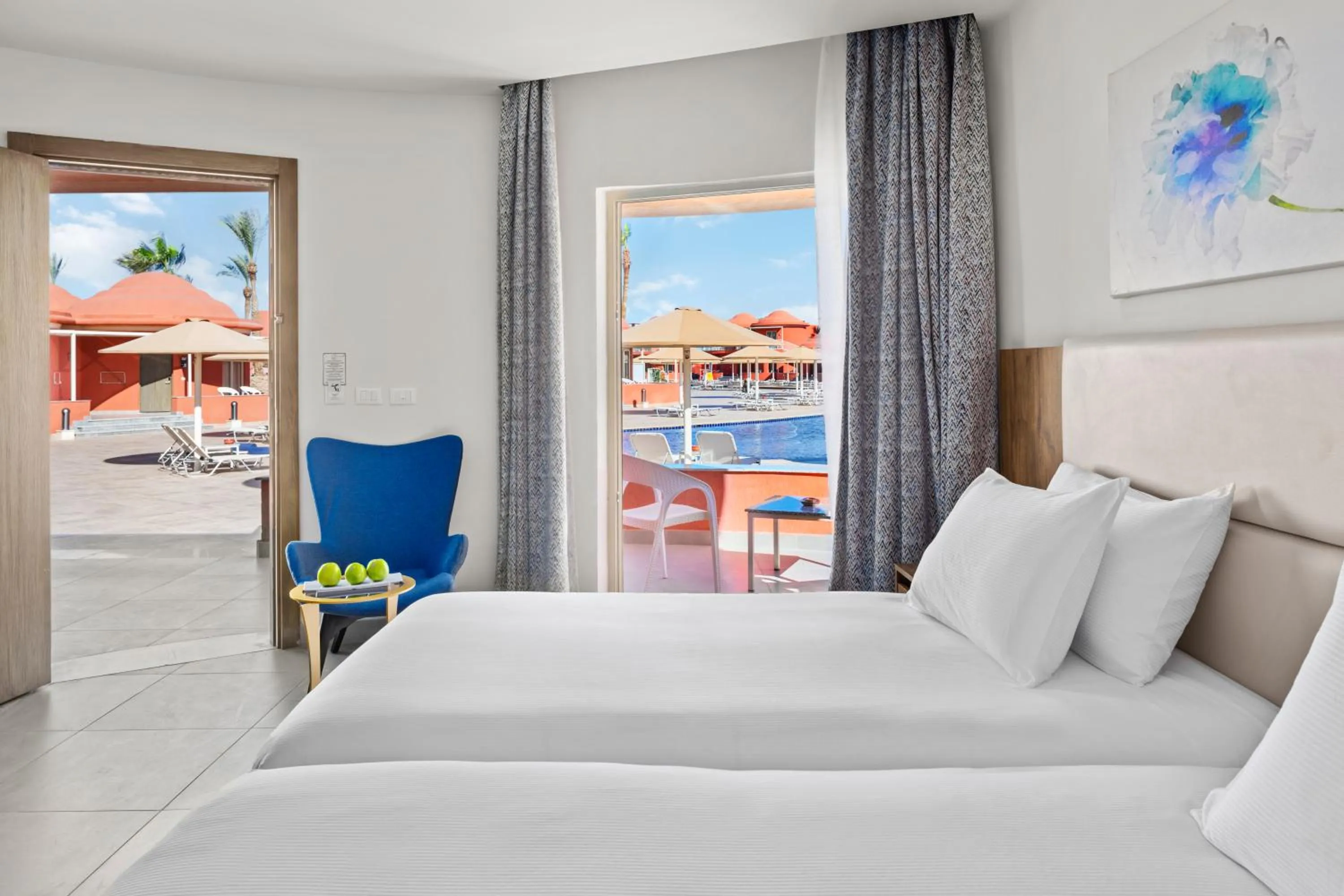 Photo of the whole room, Bed in Pickalbatros Laguna Club Resort Sharm El Sheikh