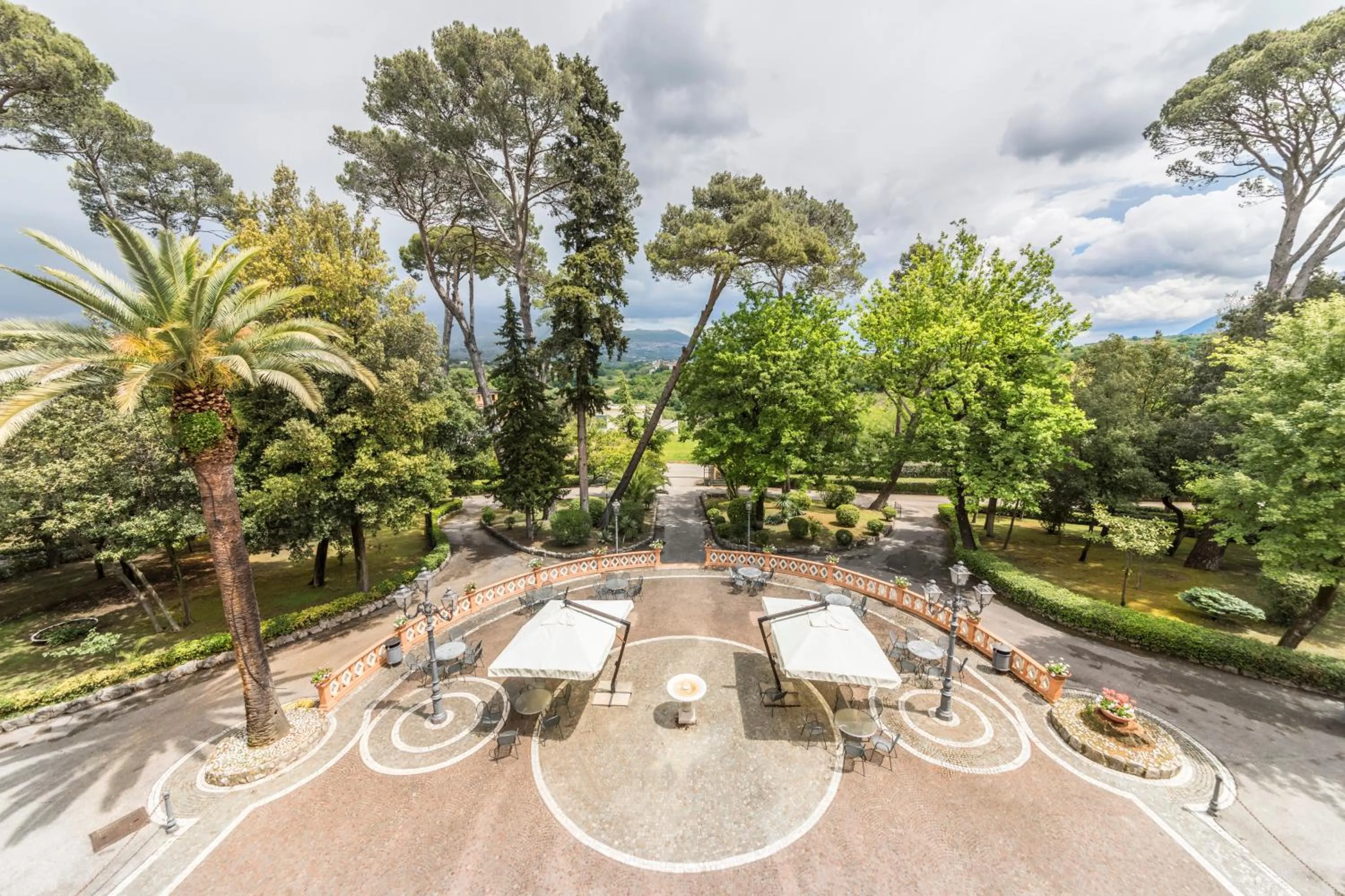 Garden view in Grand Hotel Telese