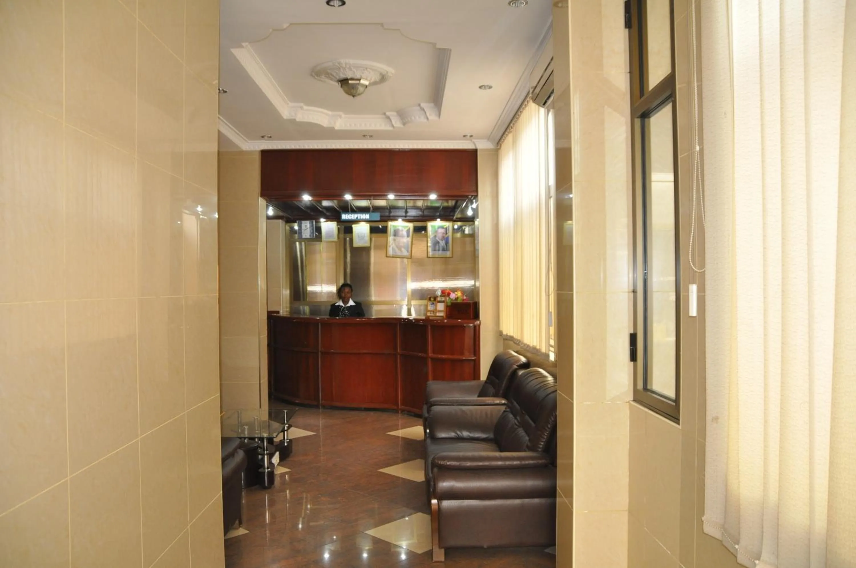 Facade/entrance in Rich Hotel