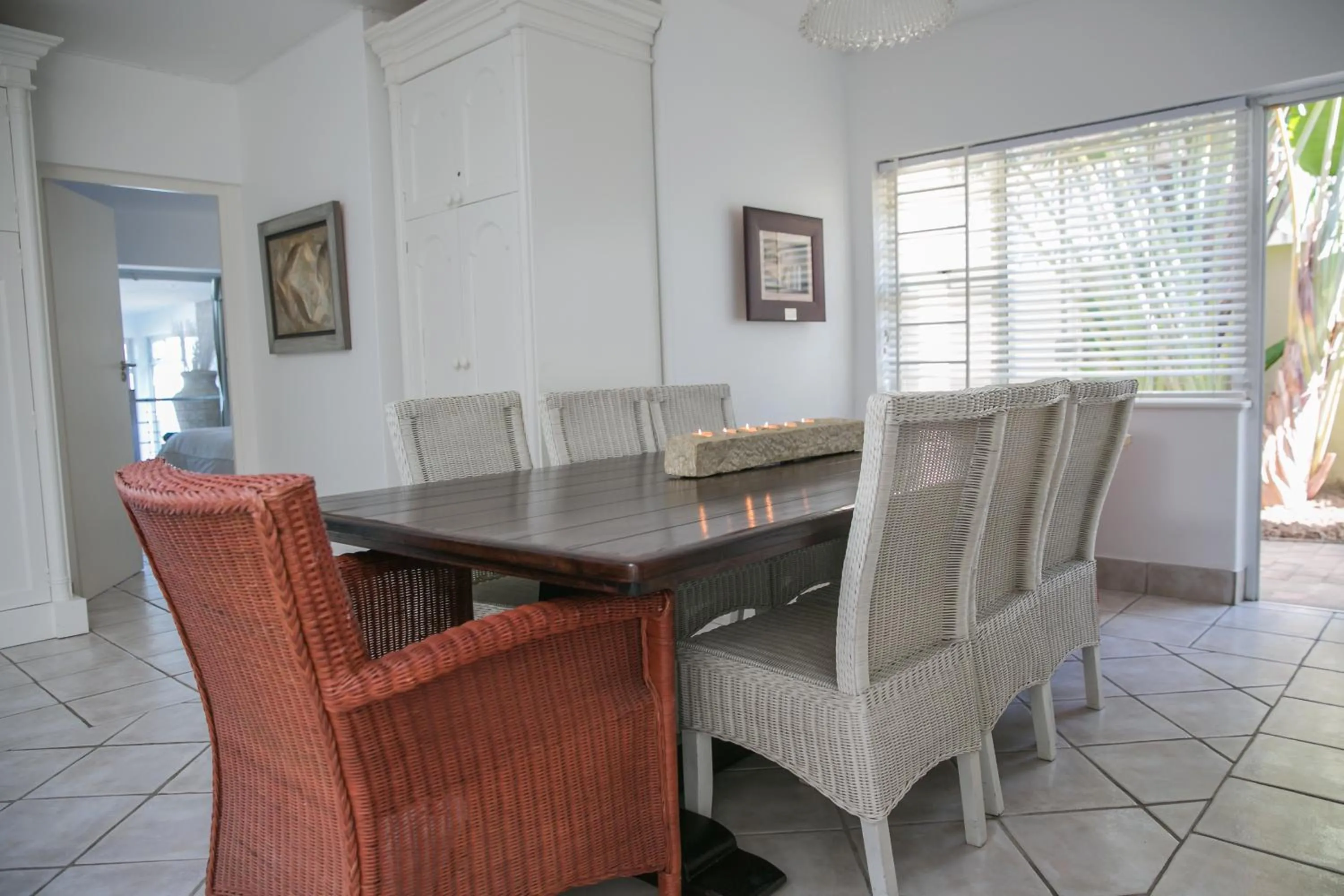 Dining area in Sunshowers Ballito