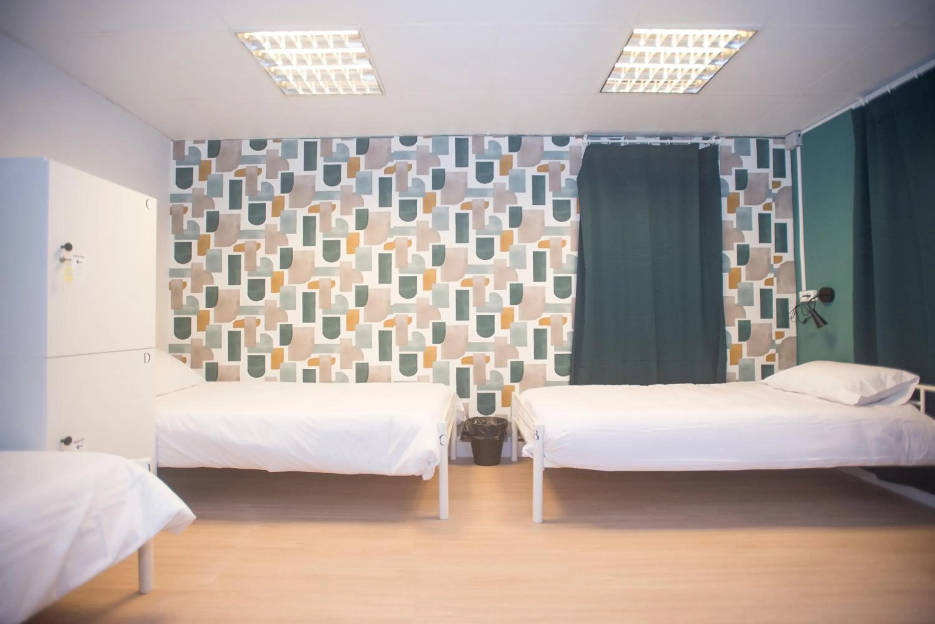 Single Bed in Female Dormitory Room in Aerostay Hostel