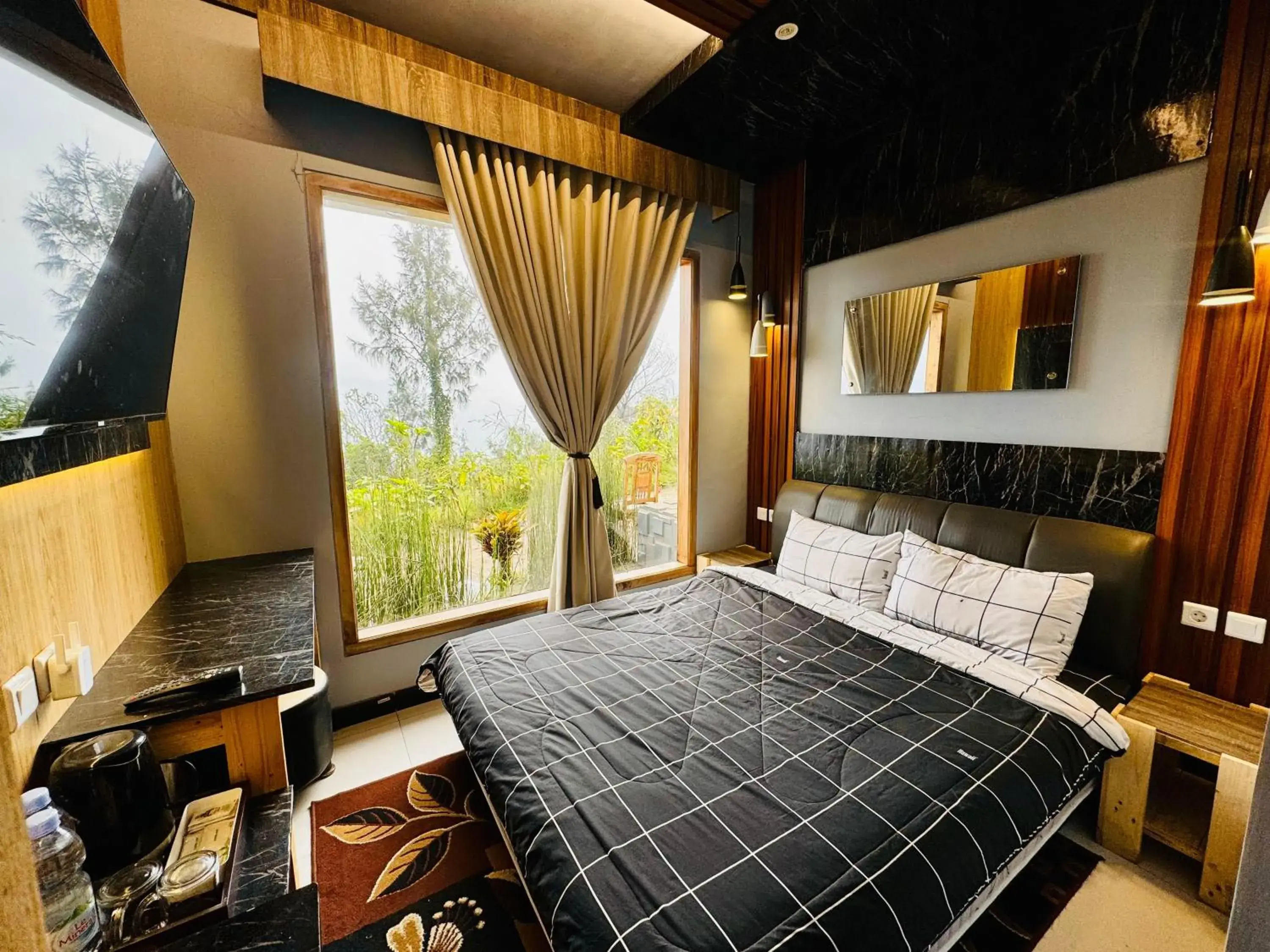 Double Room with Mountain View in Sky View Bromo Guest House Double Room with Mountain View in Sky View Bromo Guest House