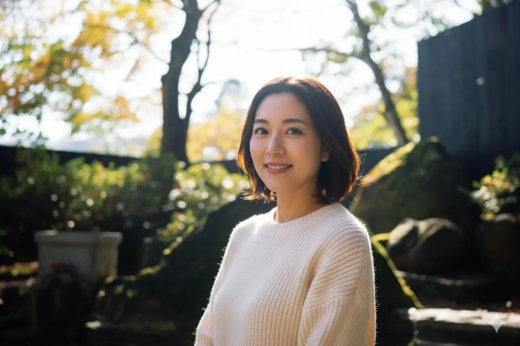 Open Air Bath in Resort Hotel RAKI House Nasu
