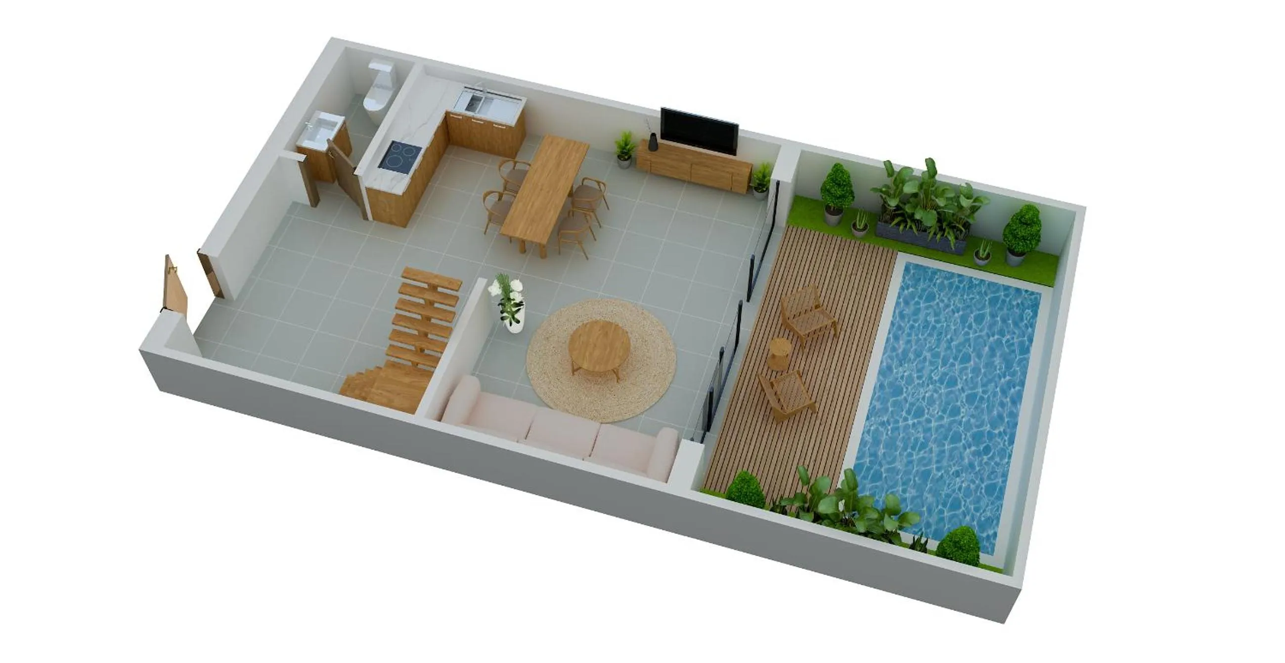 Floor plan in Premier Umalas Villas