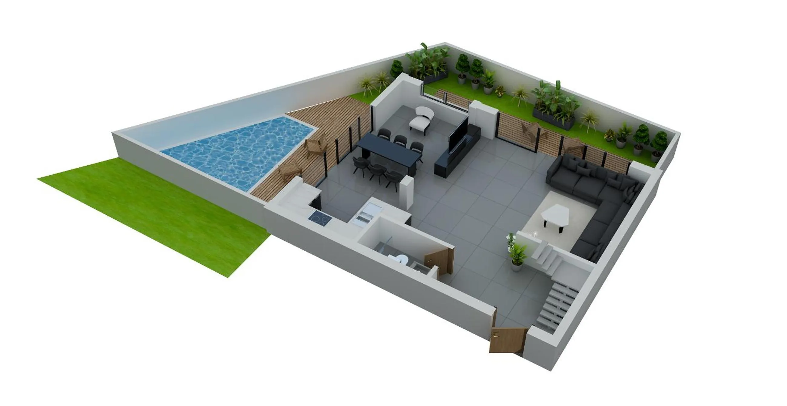 Floor plan in Premier Umalas Villas