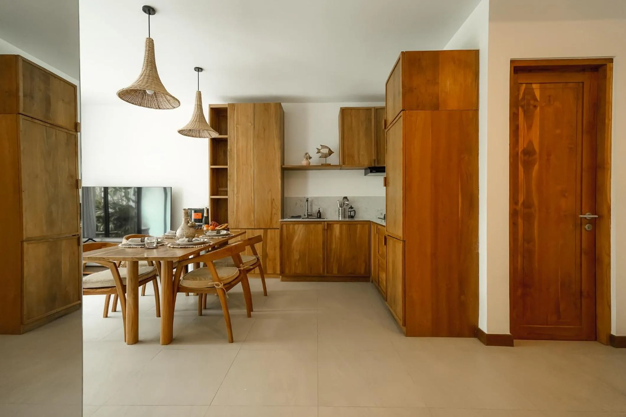 Kitchen or kitchenette in Premier Umalas Villas