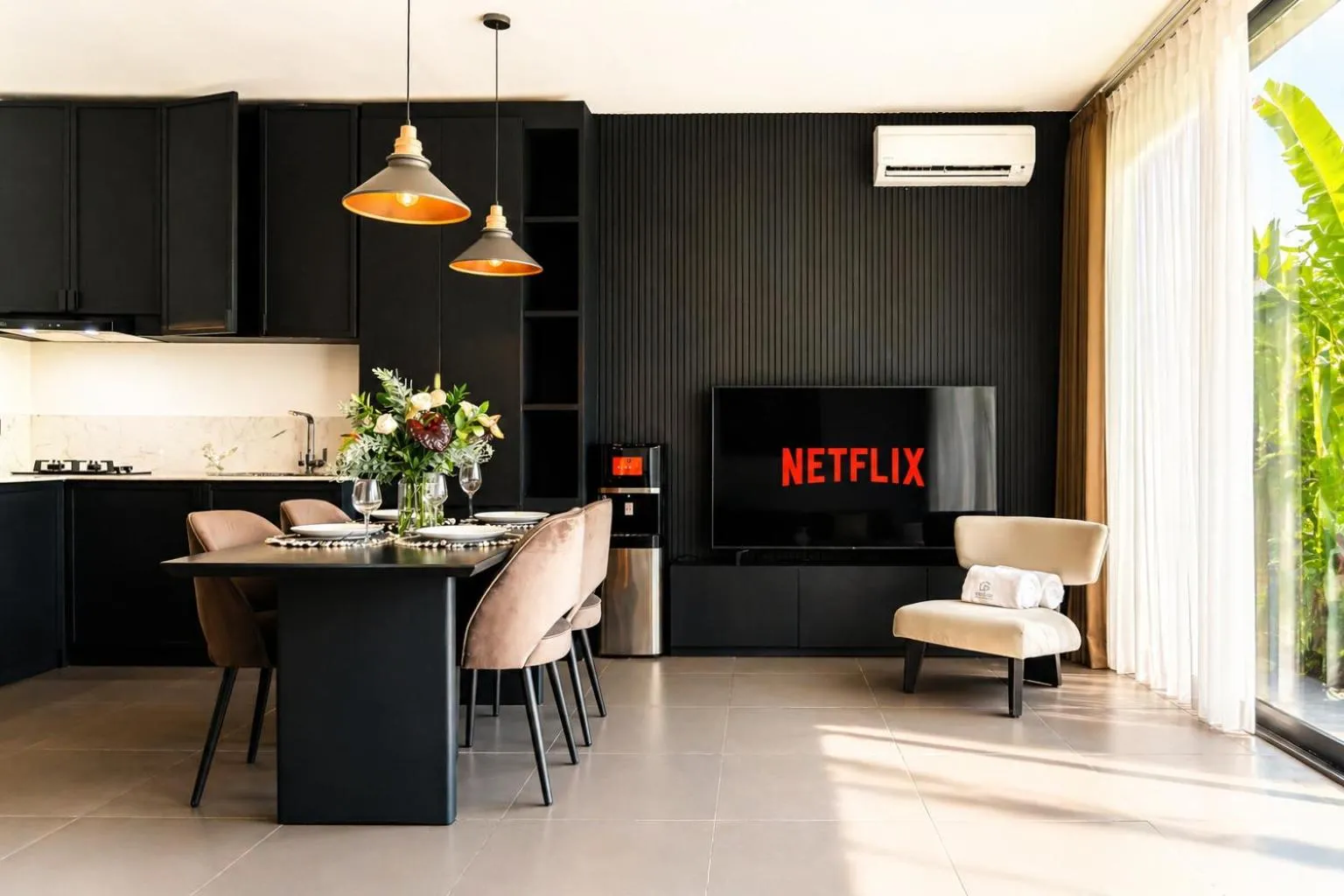 Kitchen or kitchenette in Premier Umalas Villas