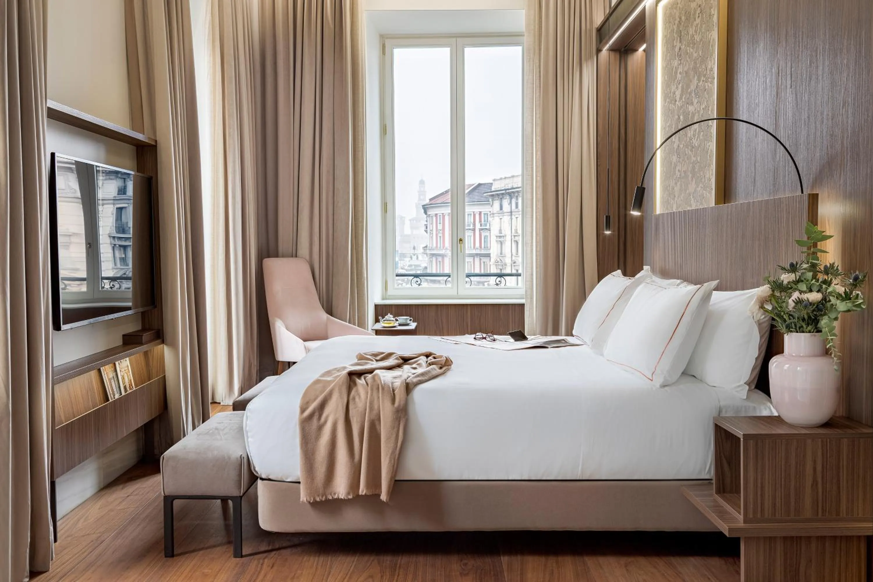 Bed in Palazzo Cordusio Gran Melia - The Leading Hotels of the World