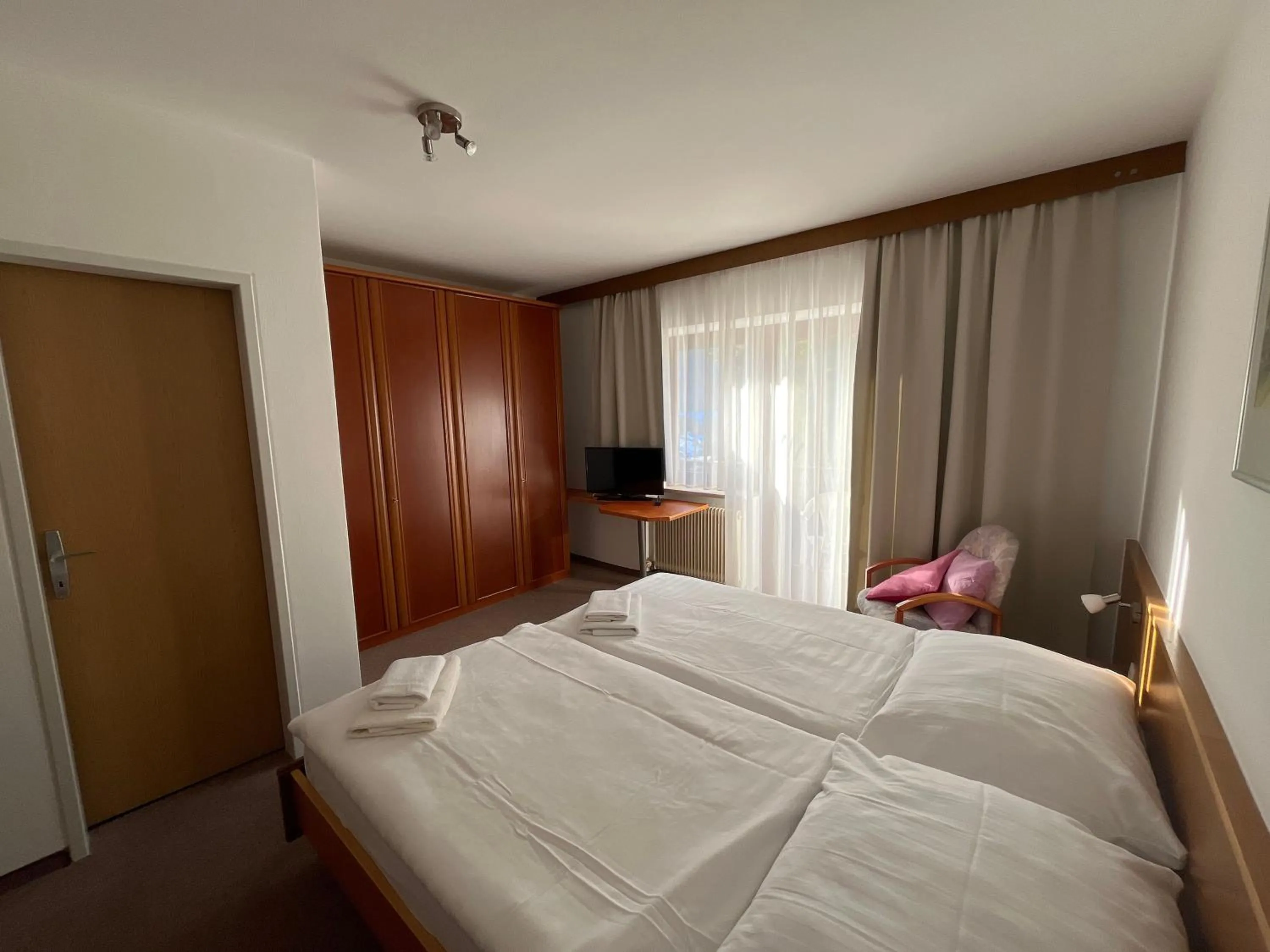 Bed in Pension Alpina