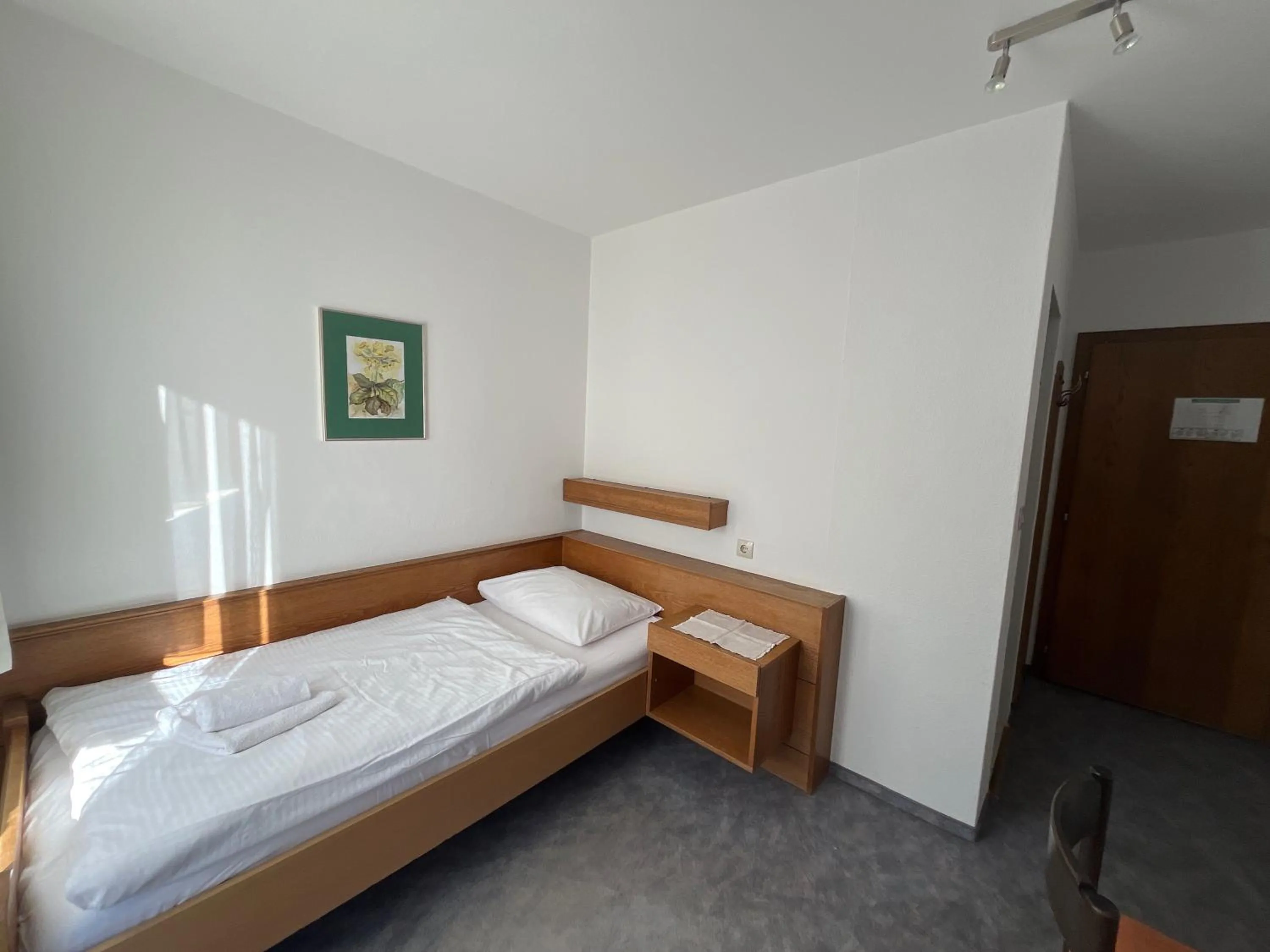 Bed in Pension Alpina