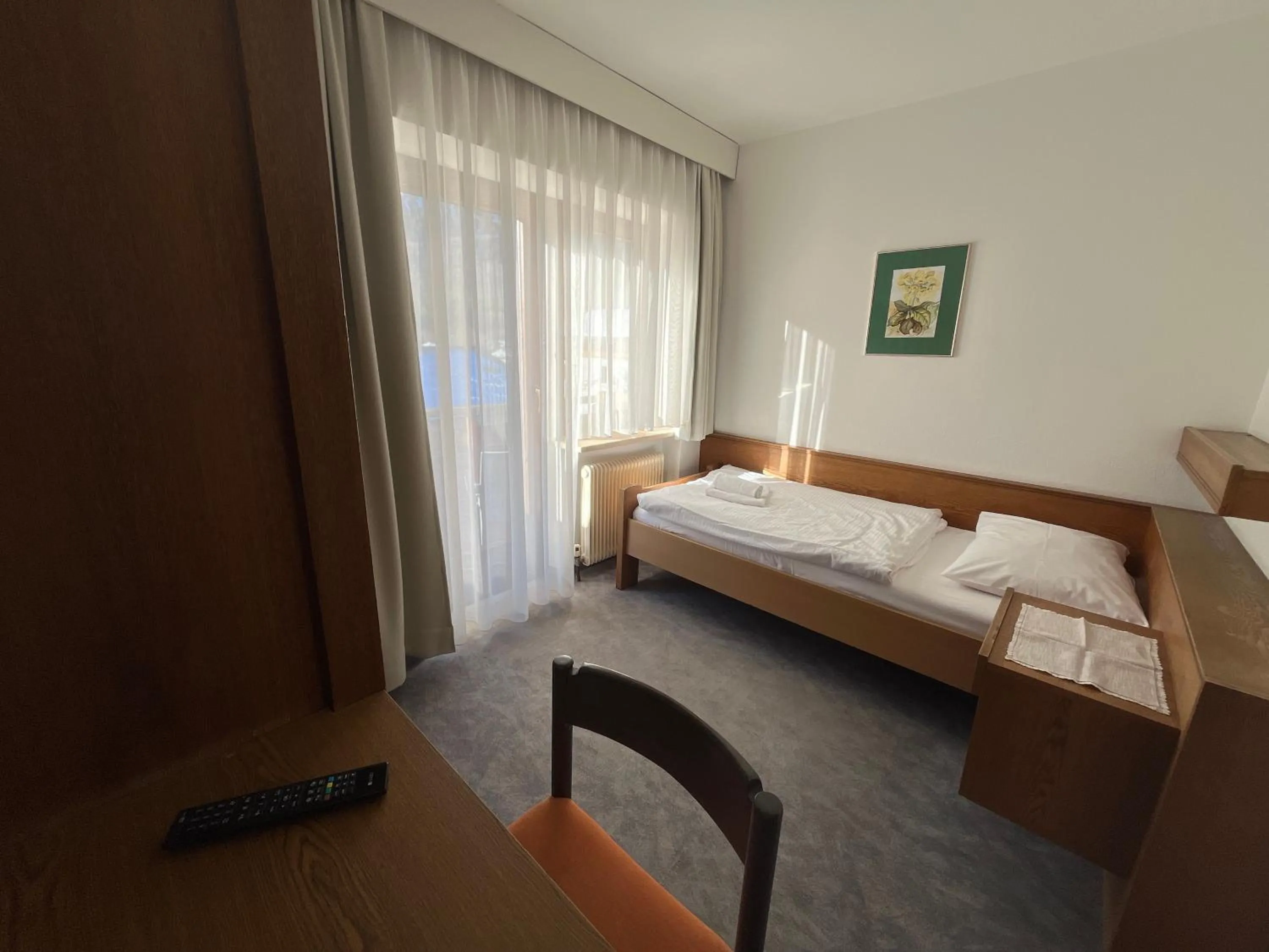 Bed in Pension Alpina