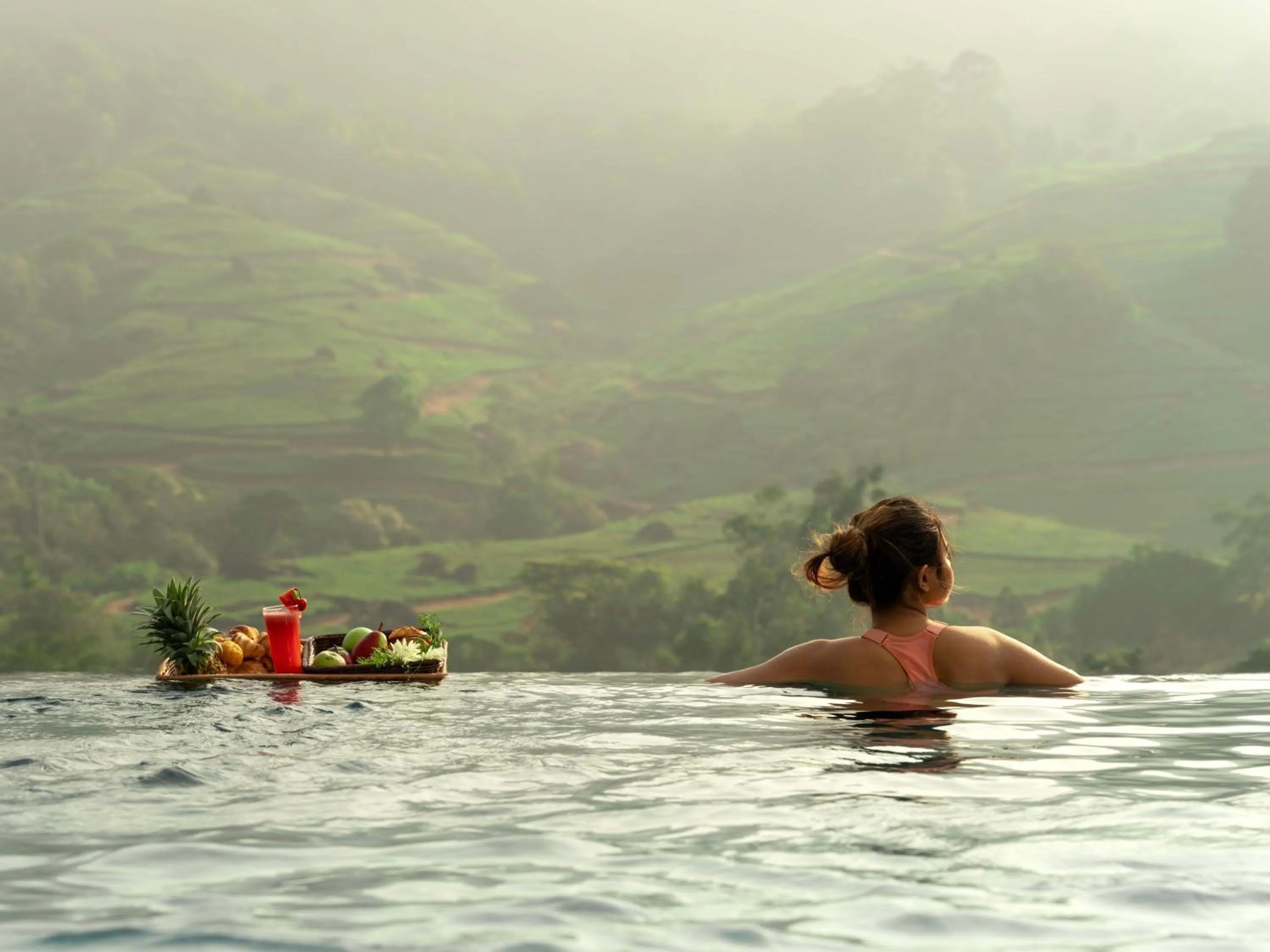 Swimming pool in The Grand Cliff Resort Munnar