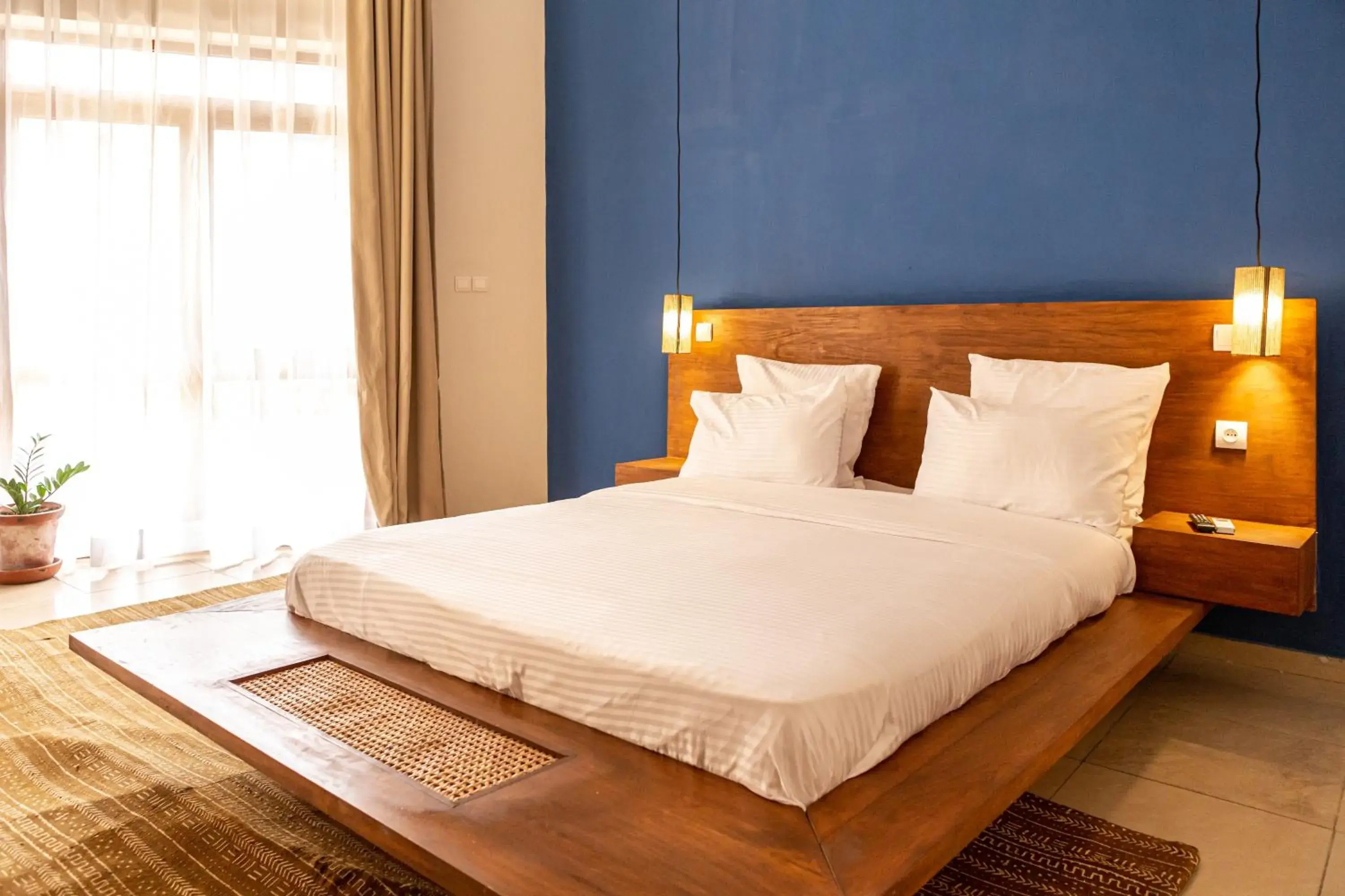 Double Room with Spa Bath - single occupancy in Tamarin Hôtel Cotonou Double Room with Spa Bath - single occupancy in Tamarin Hôtel Cotonou