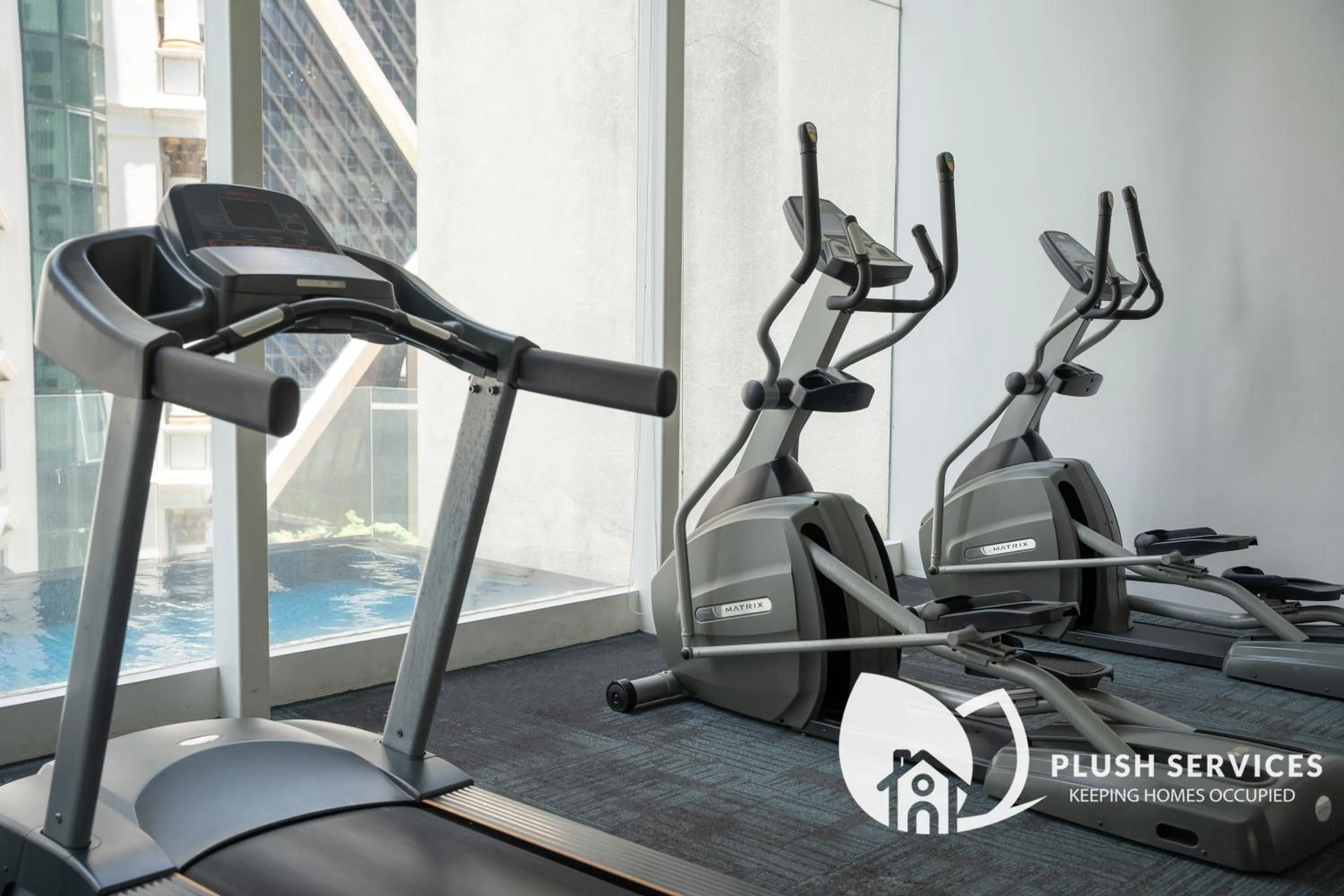 Fitness centre/facilities in Binjai 8 by Plush