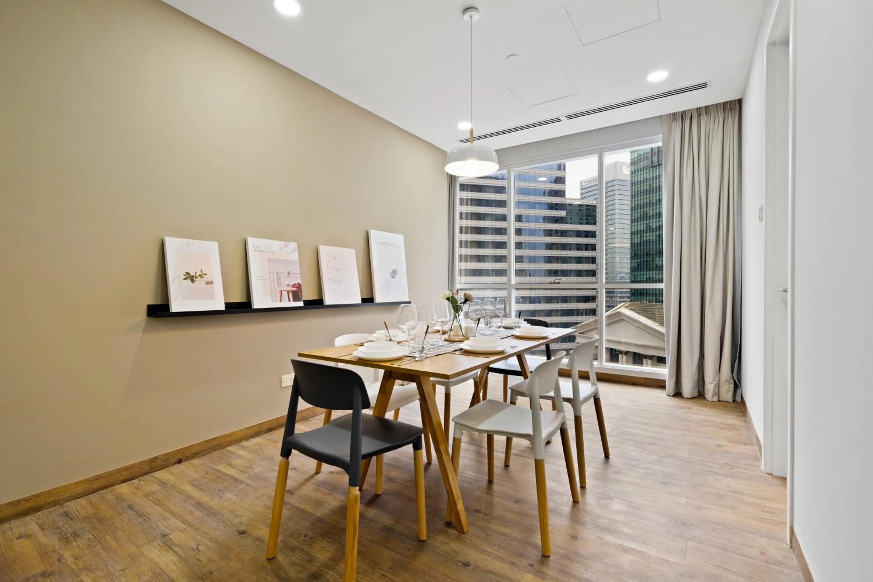 Dining area in Binjai 8 by Plush