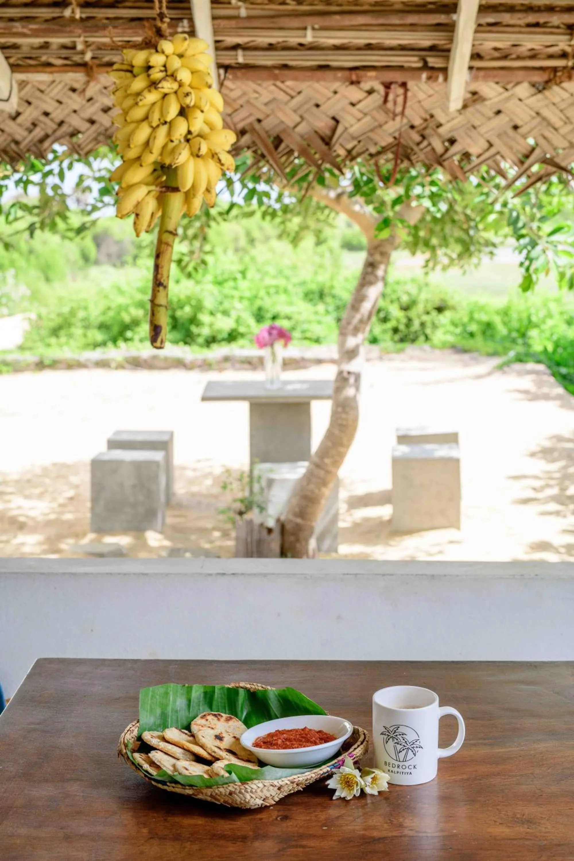 Breakfast in Bedrock Beach Villas