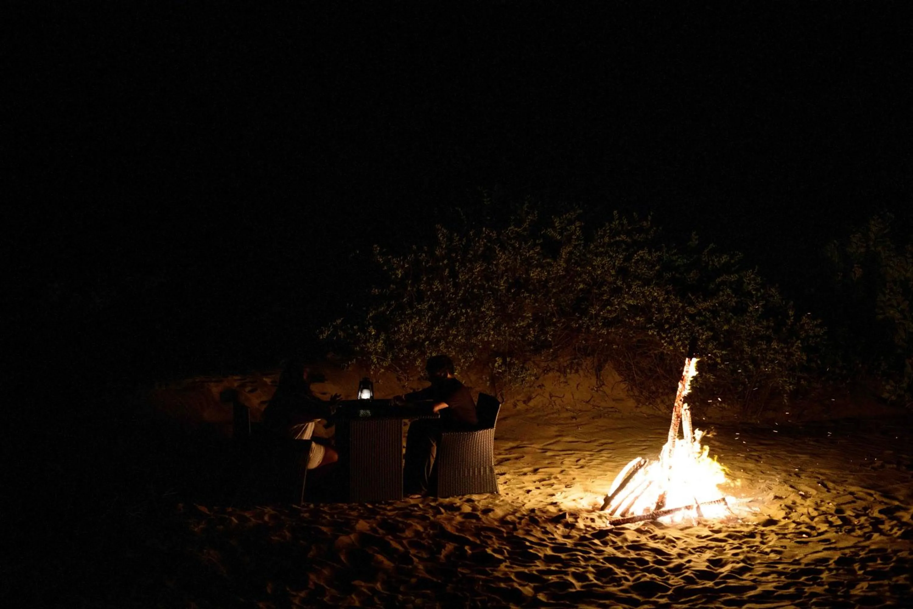 Dinner in Bedrock Beach Villas