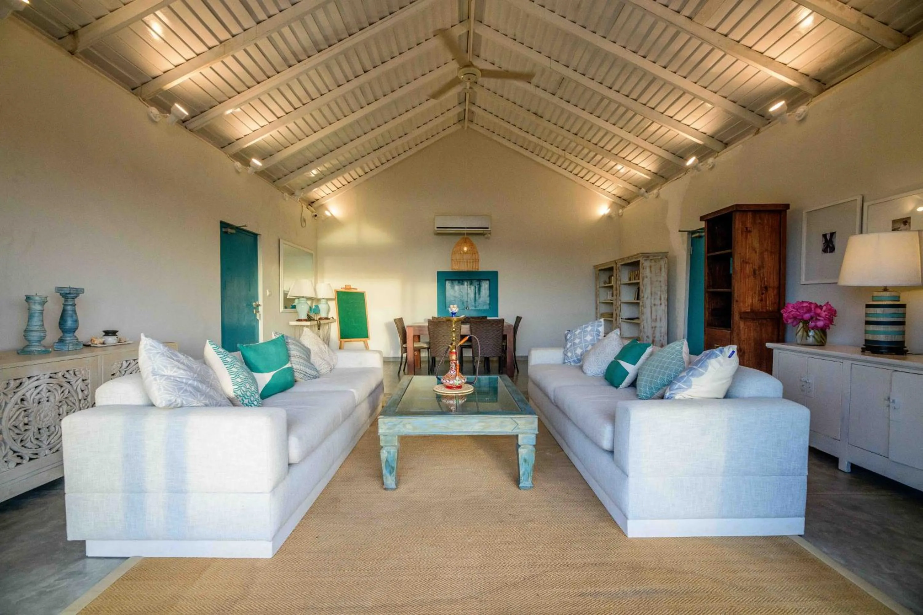 Living room in Bedrock Beach Villas