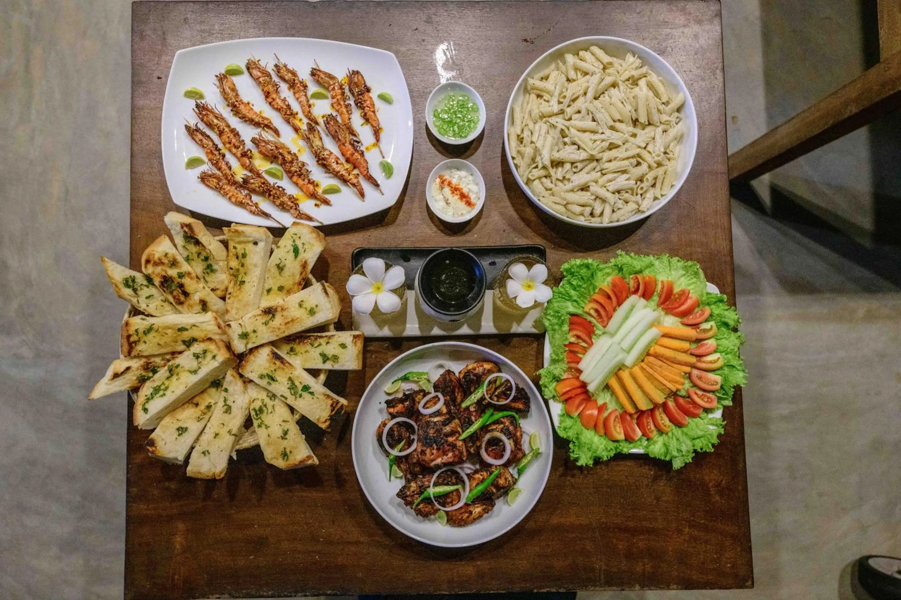 Food and drinks in Bedrock Beach Villas