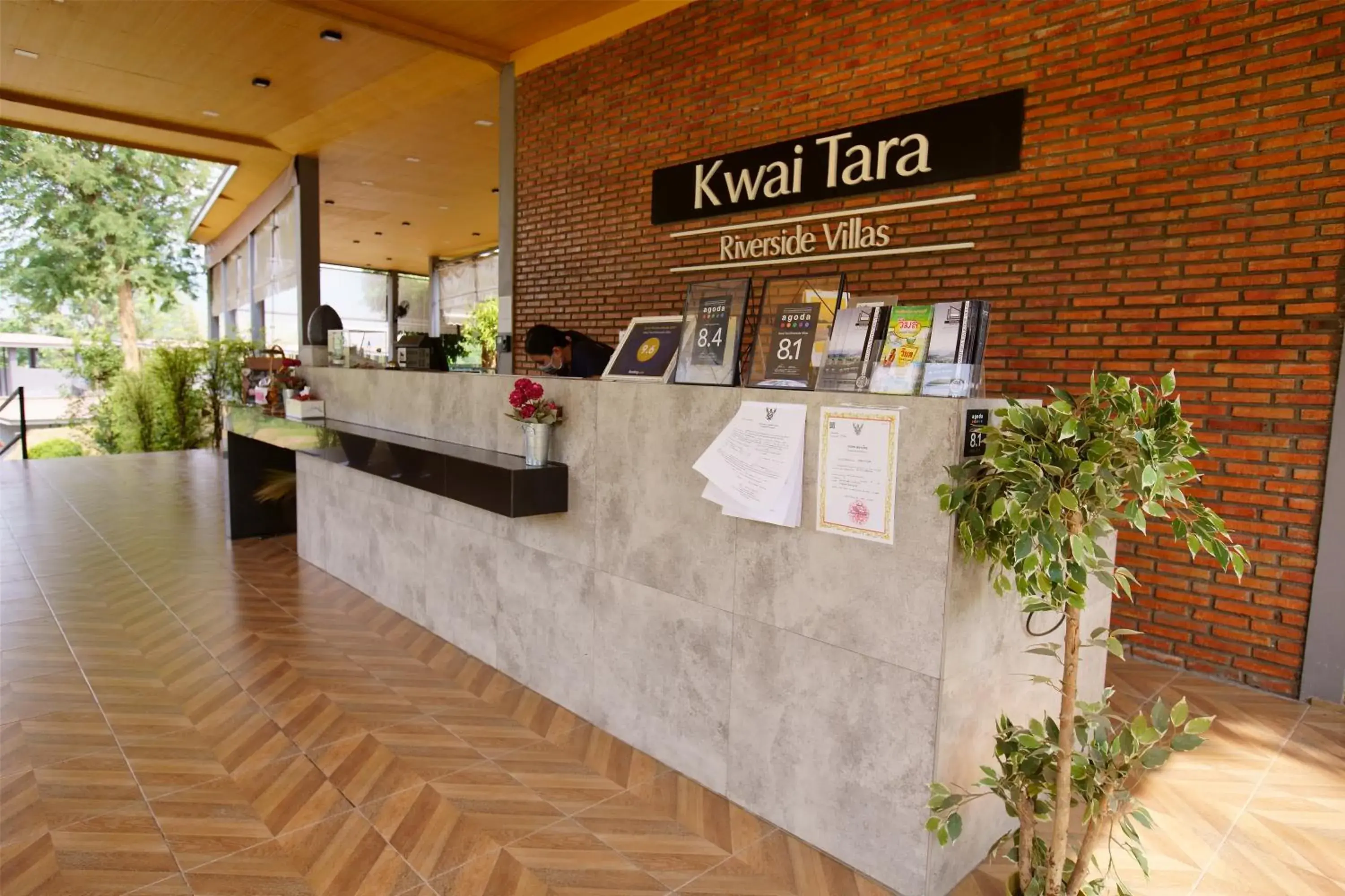 Lobby or reception in Kwai Tara Riverside Villas Lobby or reception in Kwai Tara Riverside Villas