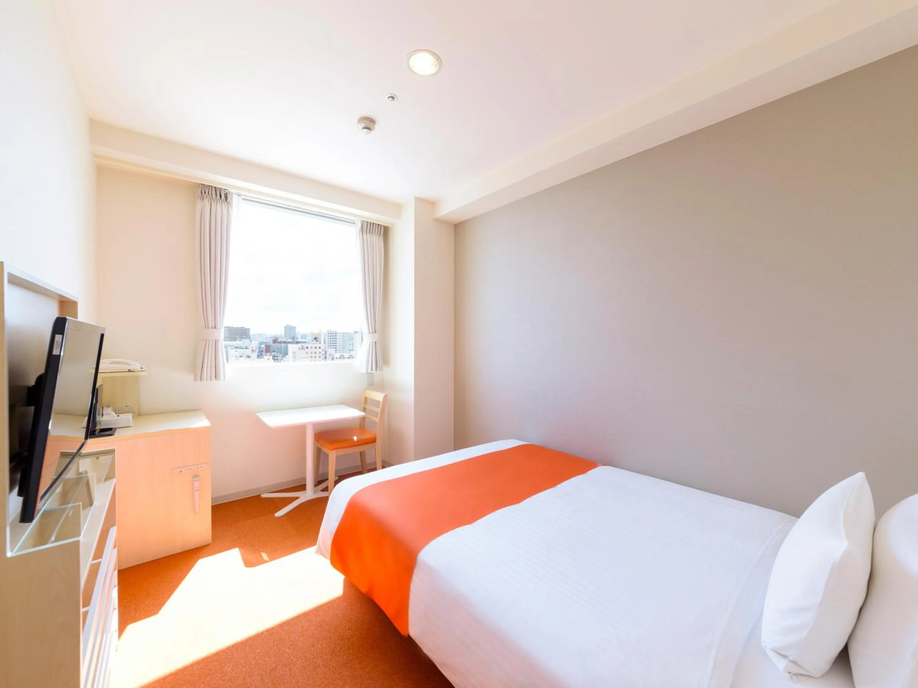 Photo of the whole room, Bed in Hotel Abest Naha Kokusai Street